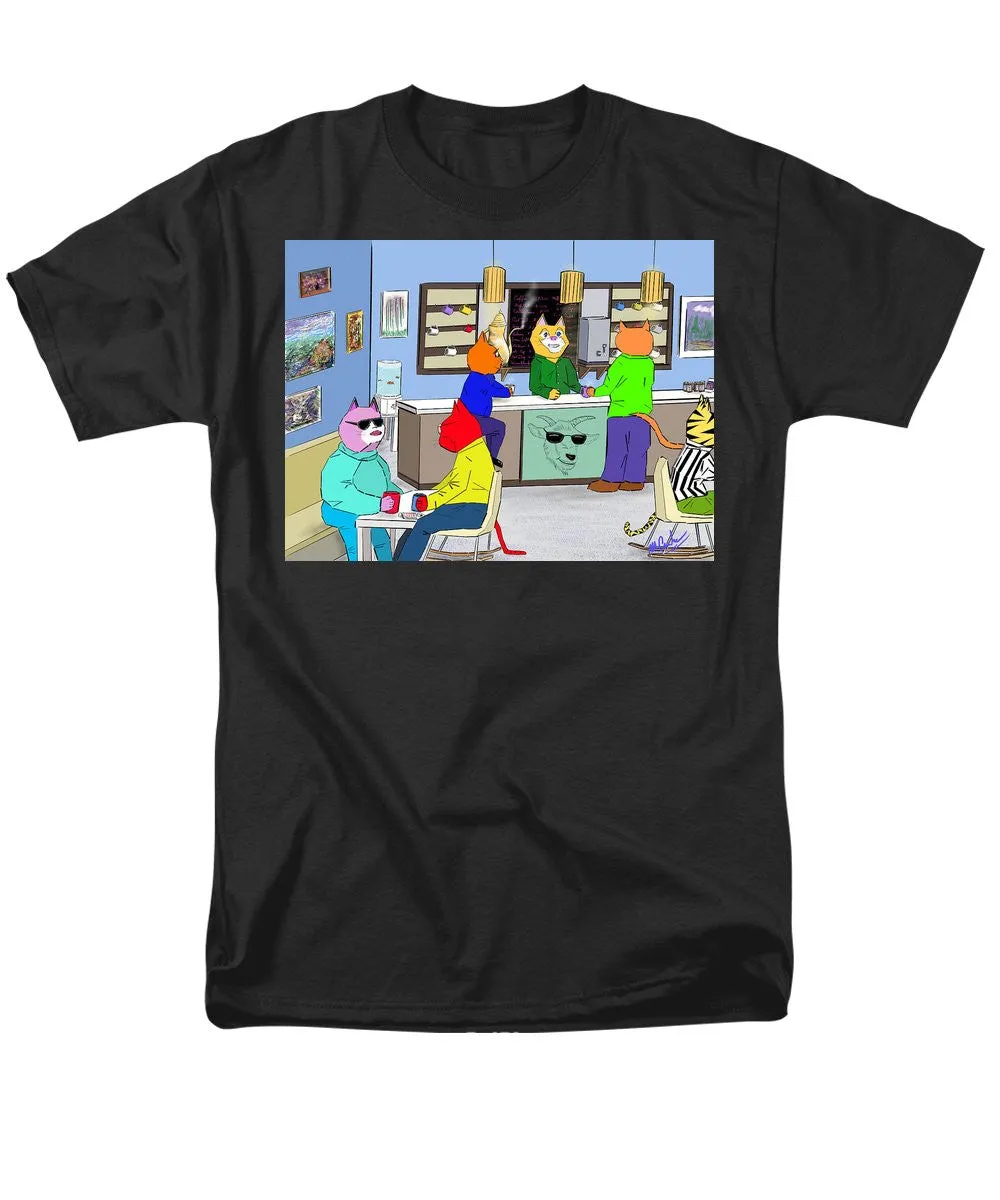 Coffee Cats - Men's T-Shirt  (Regular Fit)