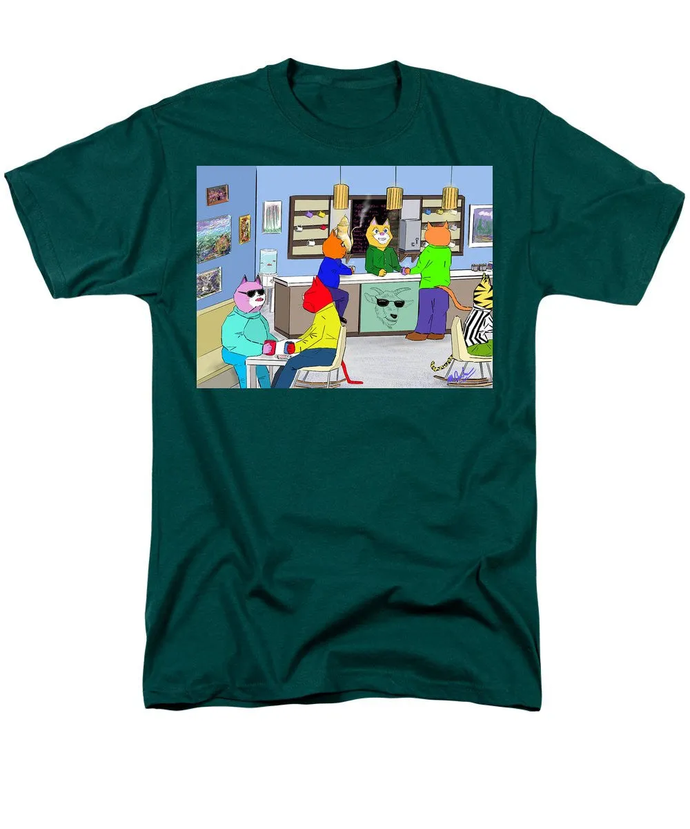 Coffee Cats - Men's T-Shirt  (Regular Fit)