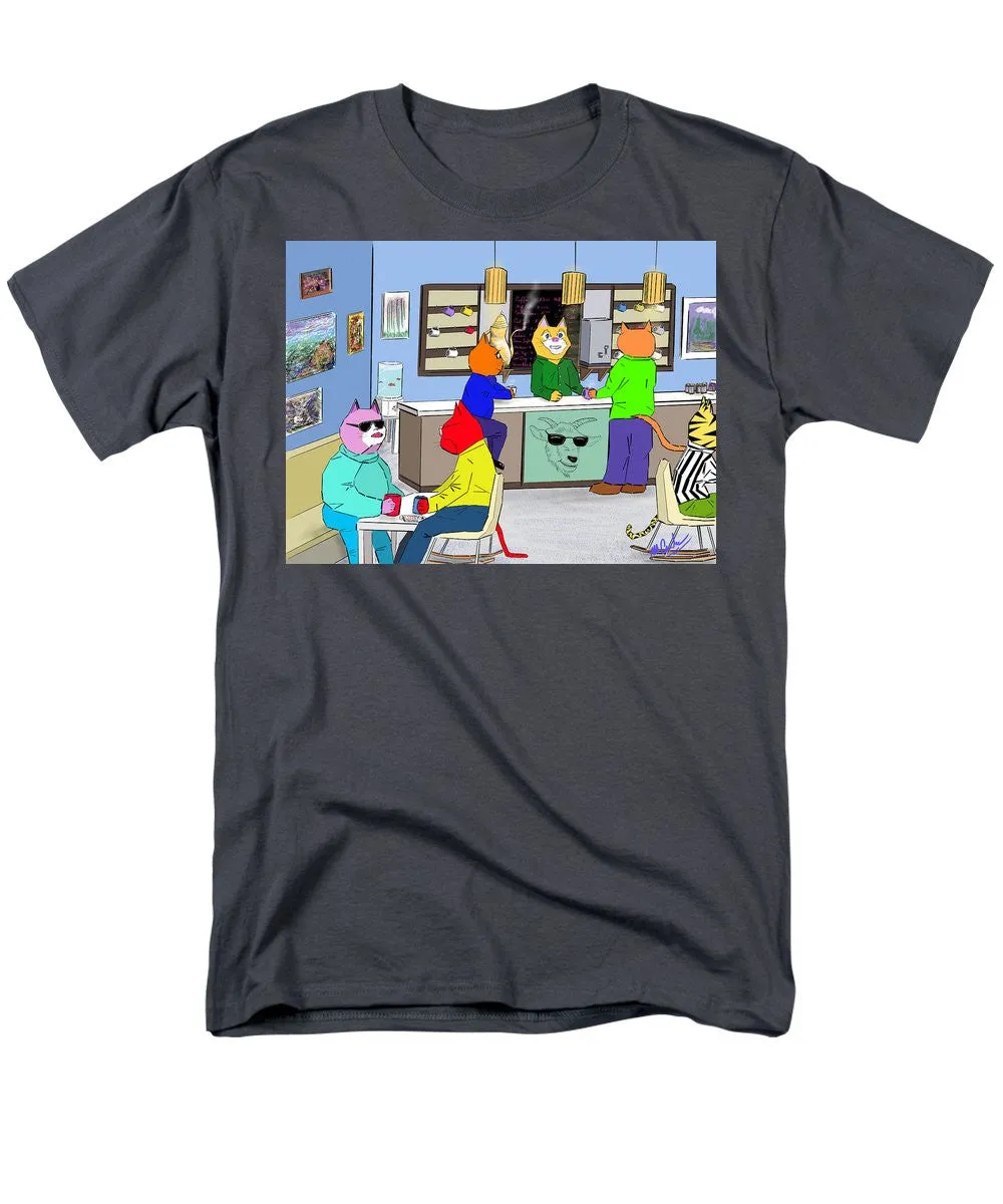 Coffee Cats - Men's T-Shirt  (Regular Fit)