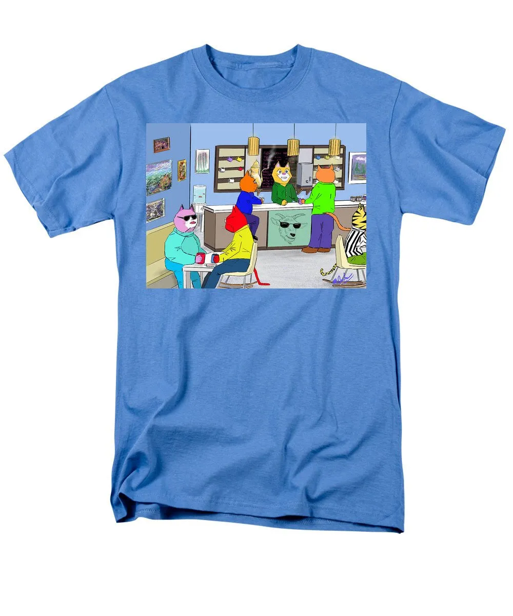 Coffee Cats - Men's T-Shirt  (Regular Fit)