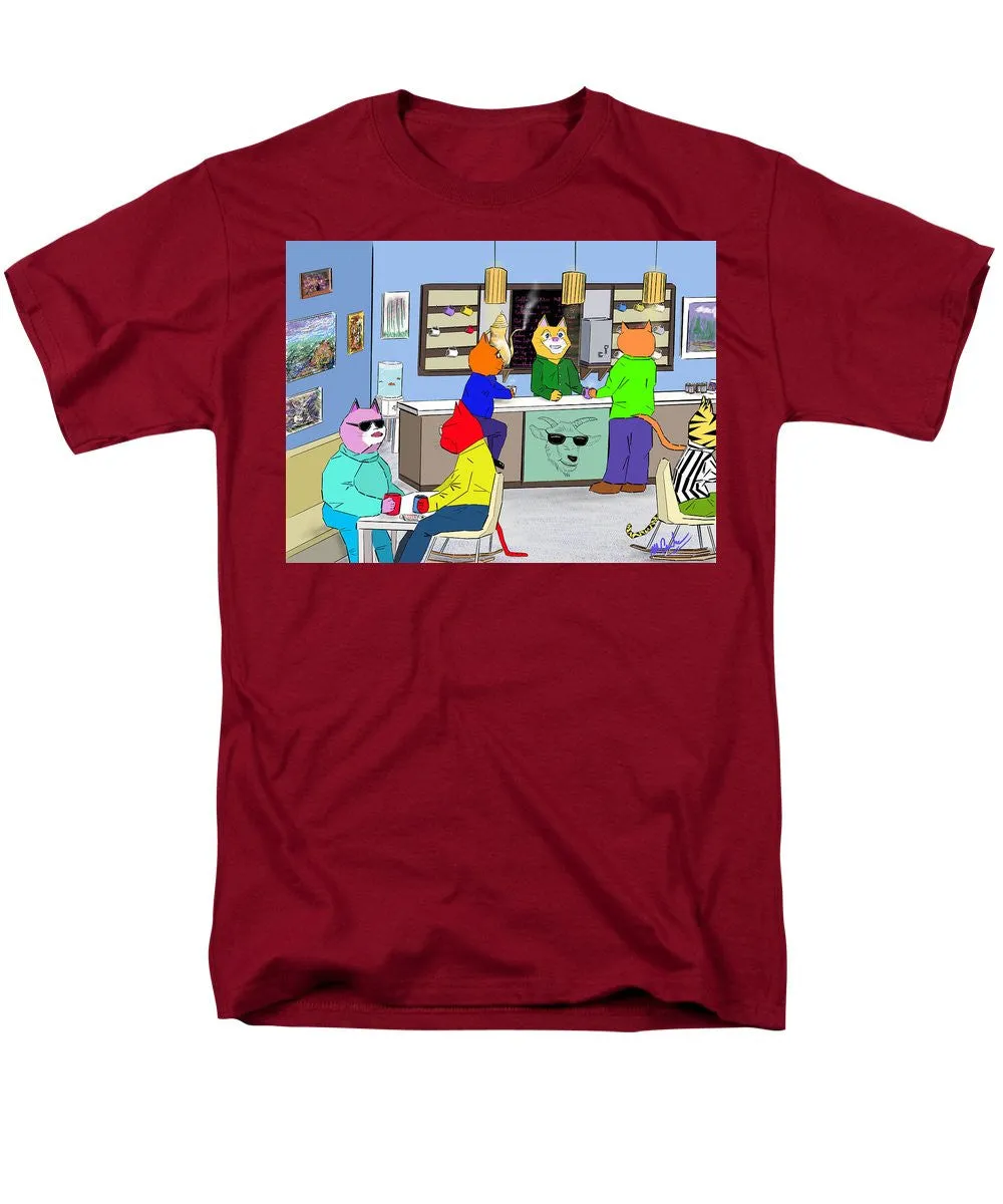 Coffee Cats - Men's T-Shirt  (Regular Fit)