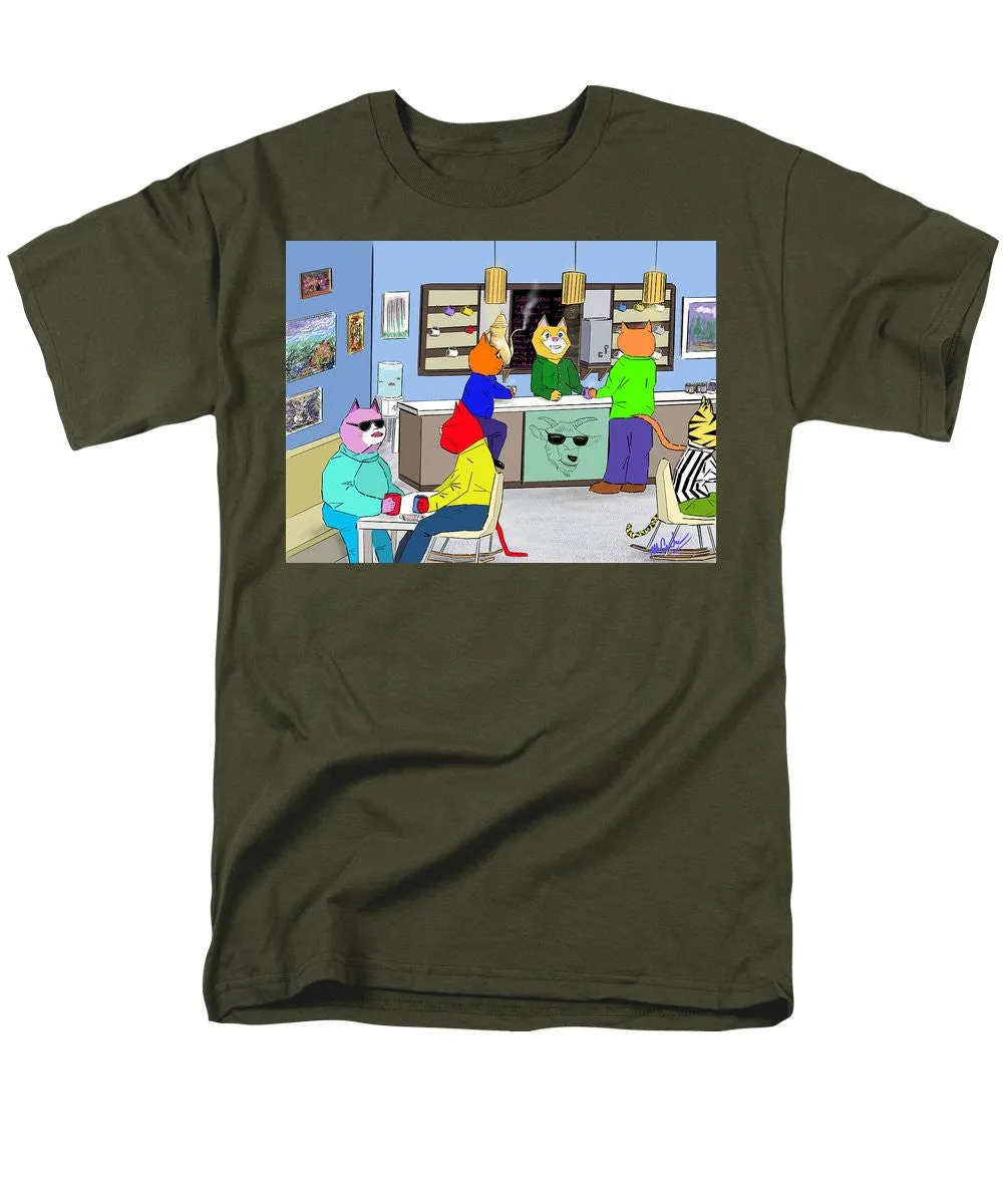 Coffee Cats - Men's T-Shirt  (Regular Fit)