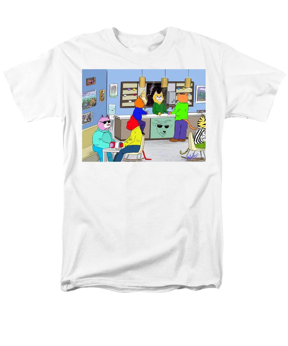 Coffee Cats - Men's T-Shirt  (Regular Fit)