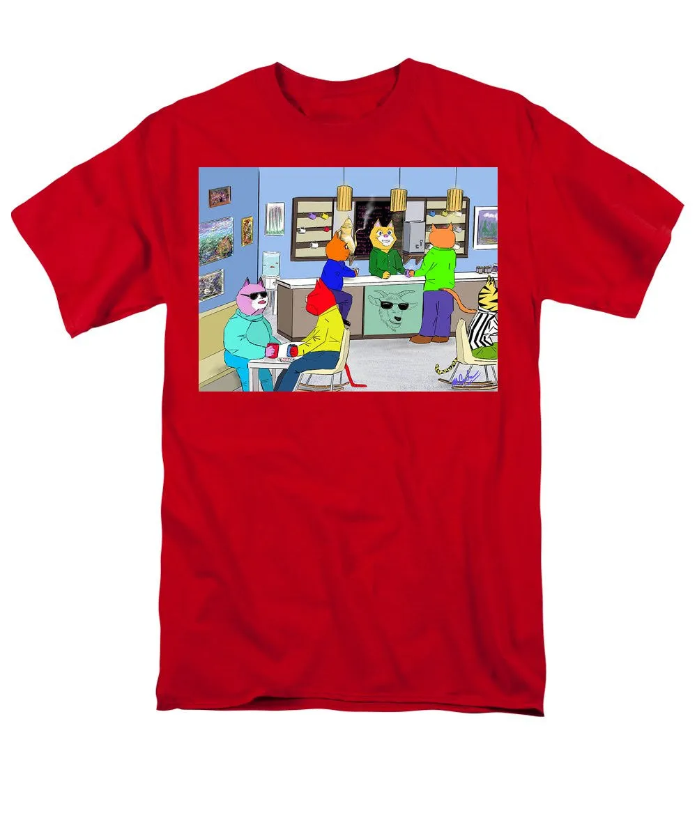 Coffee Cats - Men's T-Shirt  (Regular Fit)