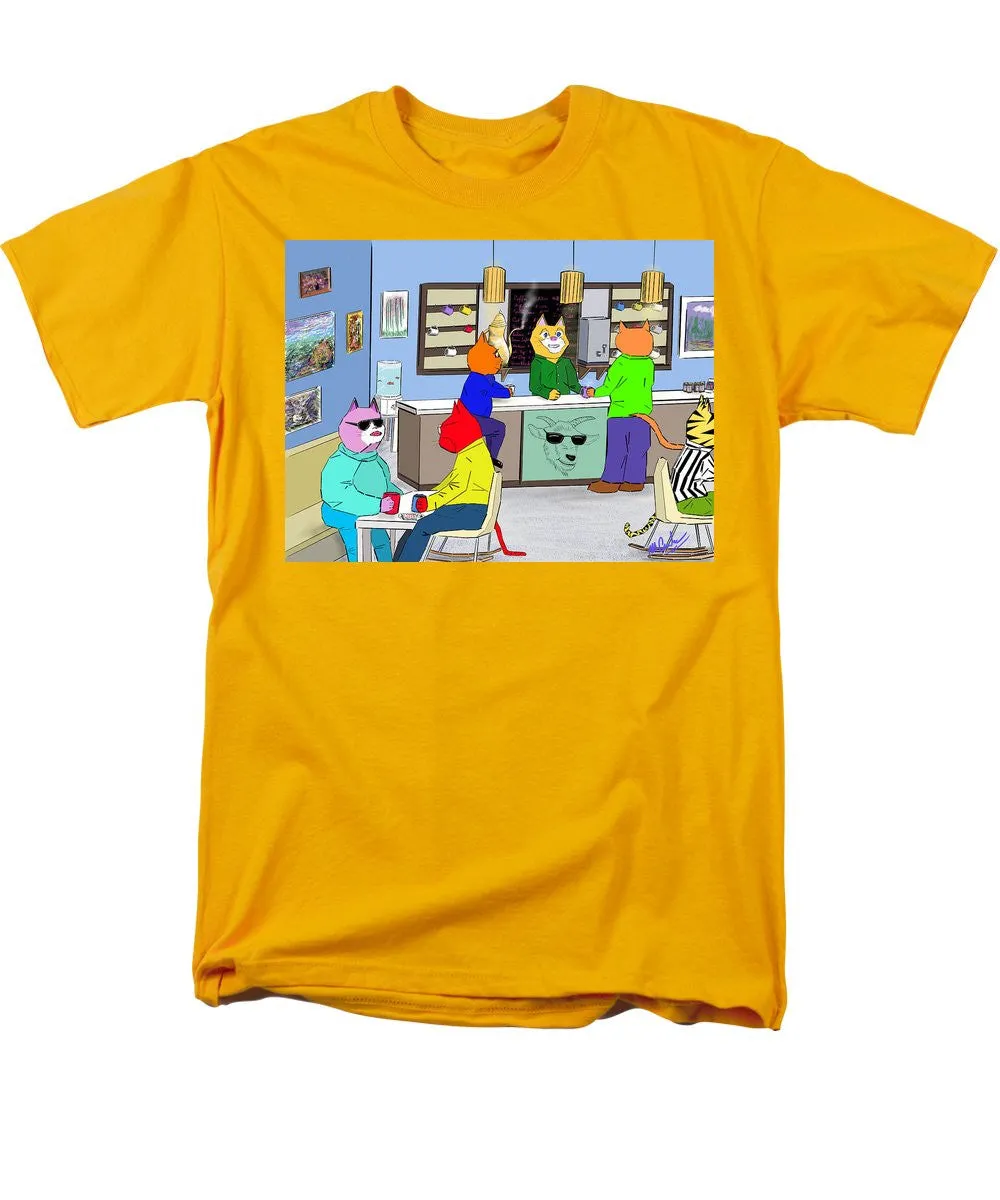 Coffee Cats - Men's T-Shirt  (Regular Fit)