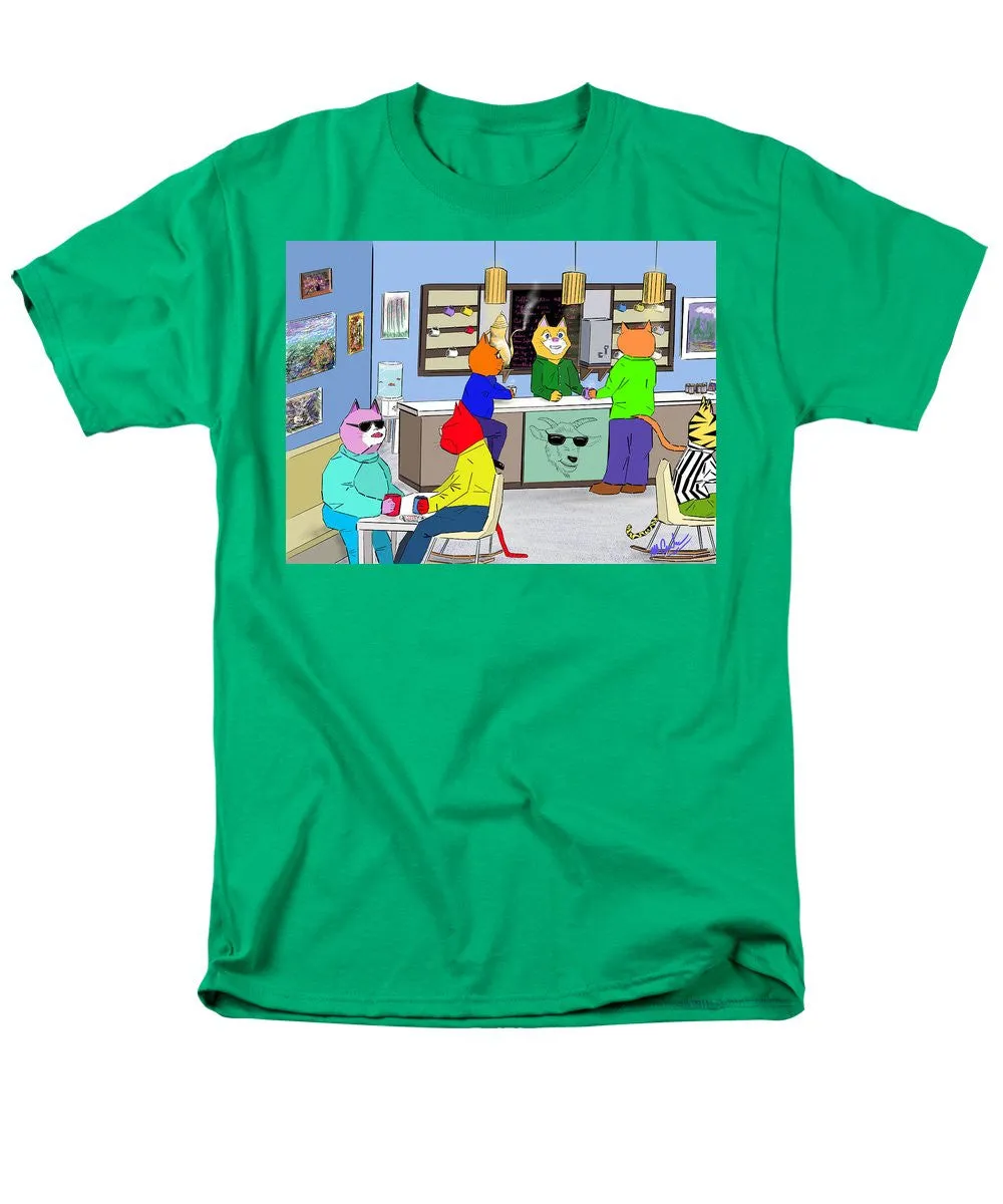 Coffee Cats - Men's T-Shirt  (Regular Fit)