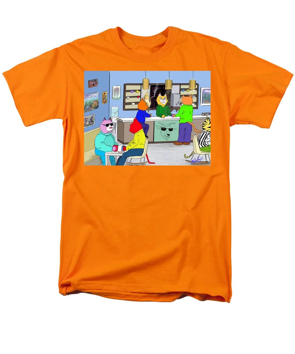 Coffee Cats - Men's T-Shirt  (Regular Fit)
