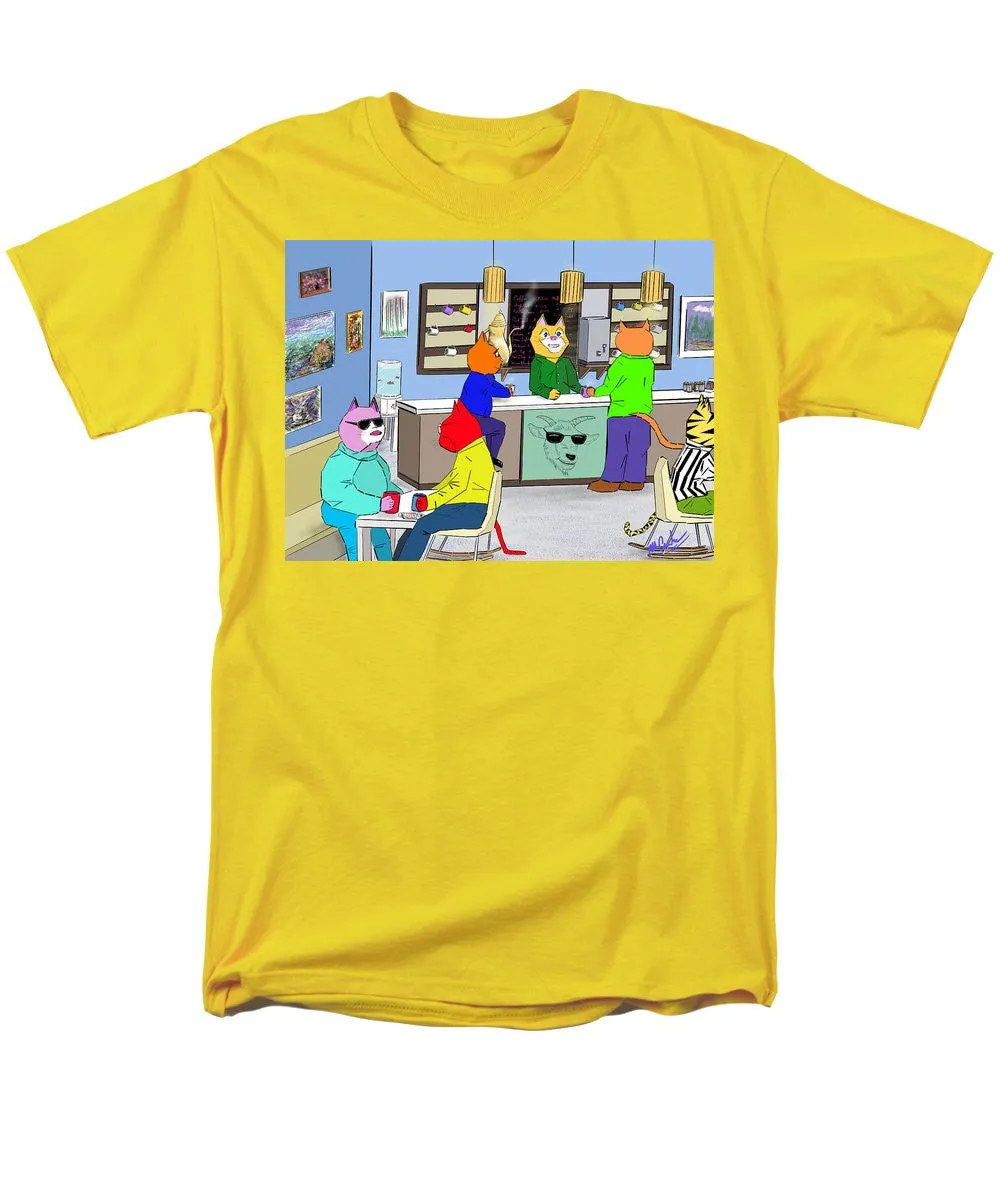 Coffee Cats - Men's T-Shirt  (Regular Fit)