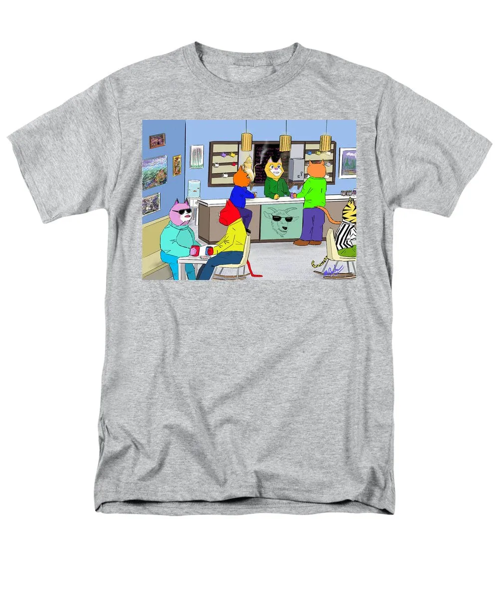 Coffee Cats - Men's T-Shirt  (Regular Fit)