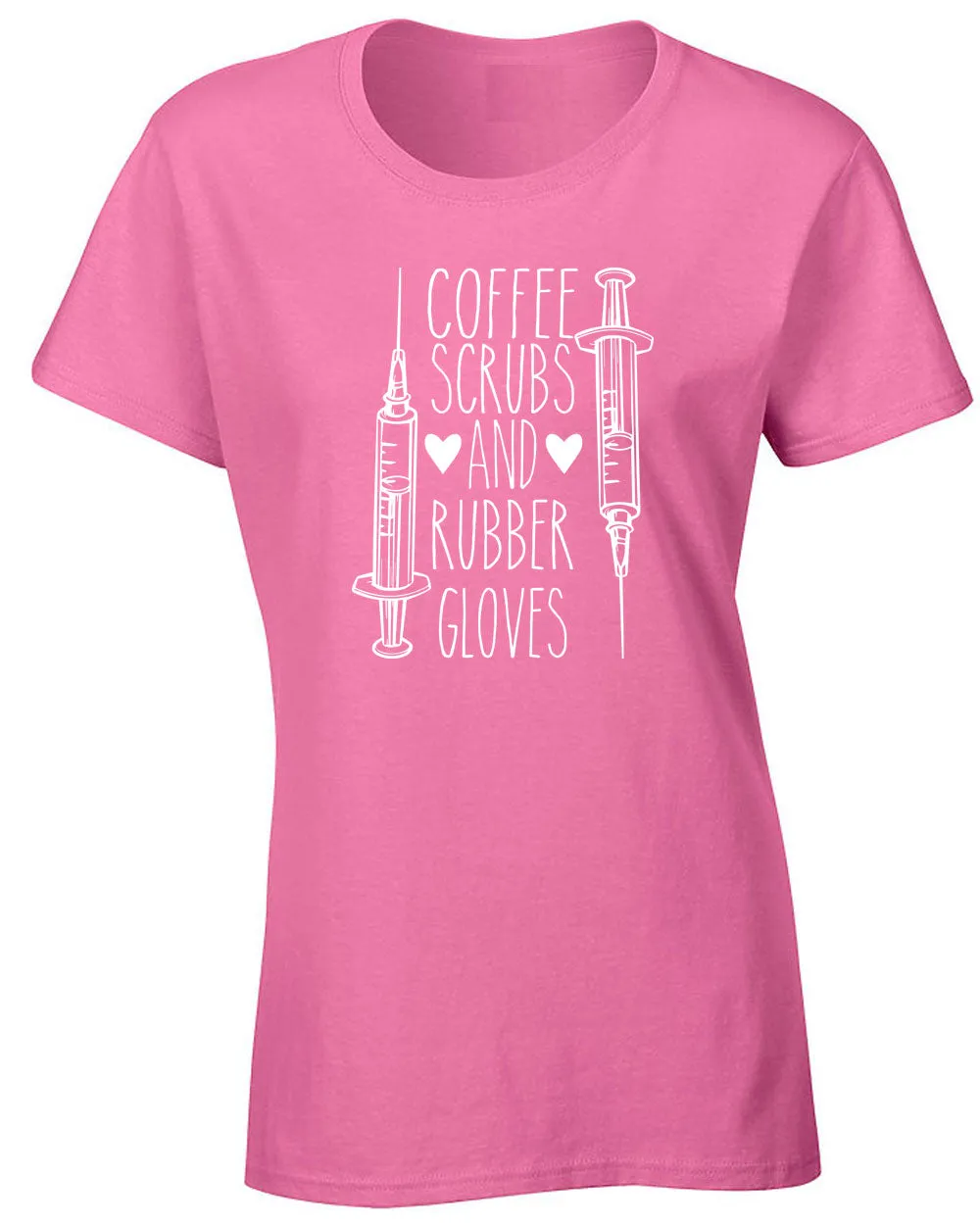 Coffee Scrubs and Rubber Gloves T-shirt Nurse T-shirt