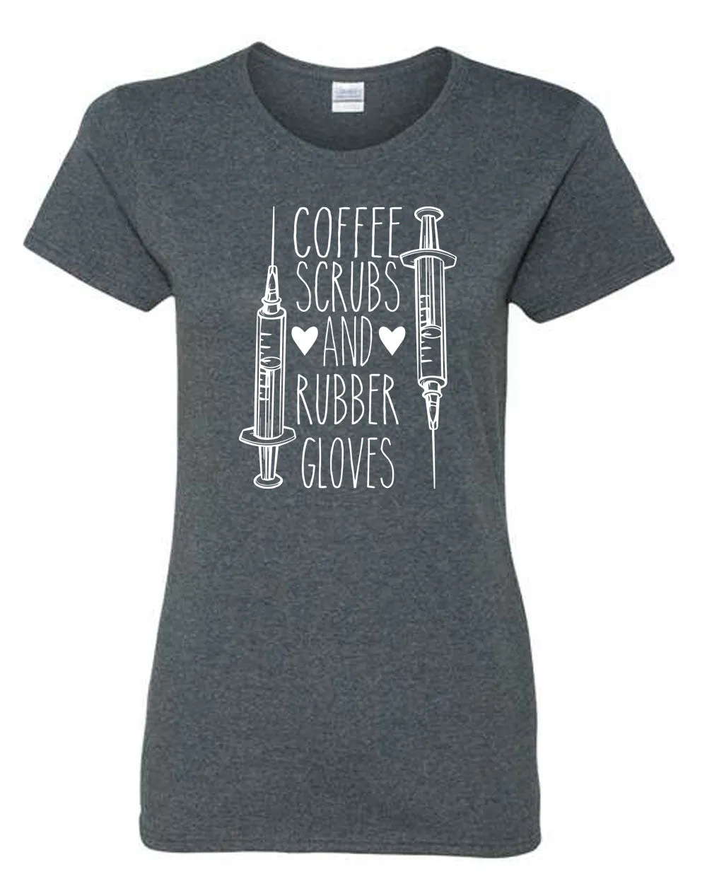 Coffee Scrubs and Rubber Gloves T-shirt Nurse T-shirt