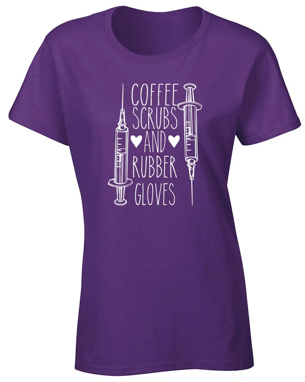 Coffee Scrubs and Rubber Gloves T-shirt Nurse T-shirt