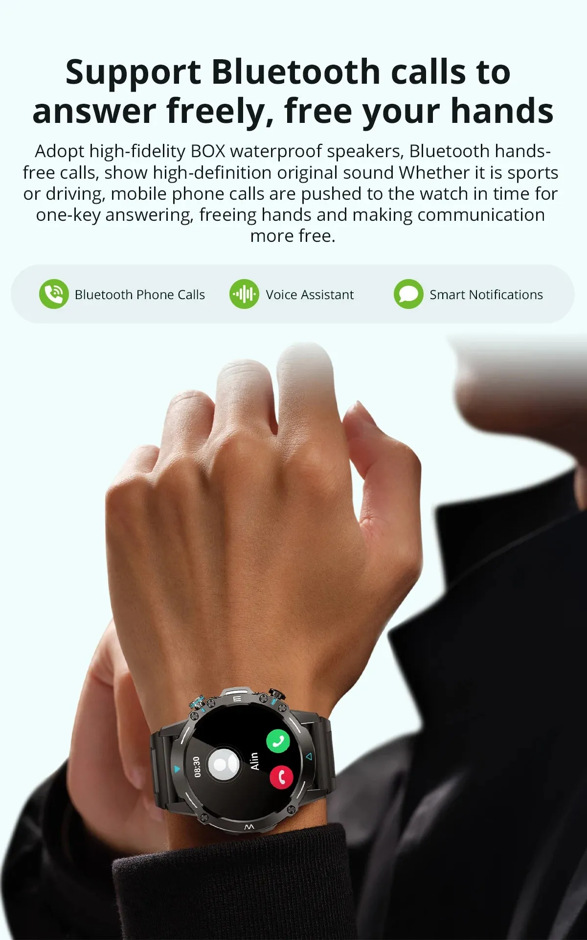 COLMI M42 1.43" AMOLED Military Style Smart Watch