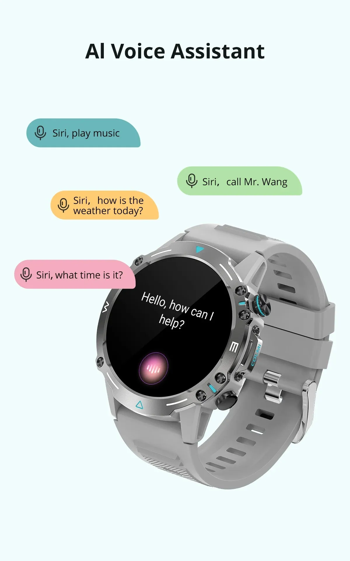 COLMI M42 1.43" AMOLED Military Style Smart Watch