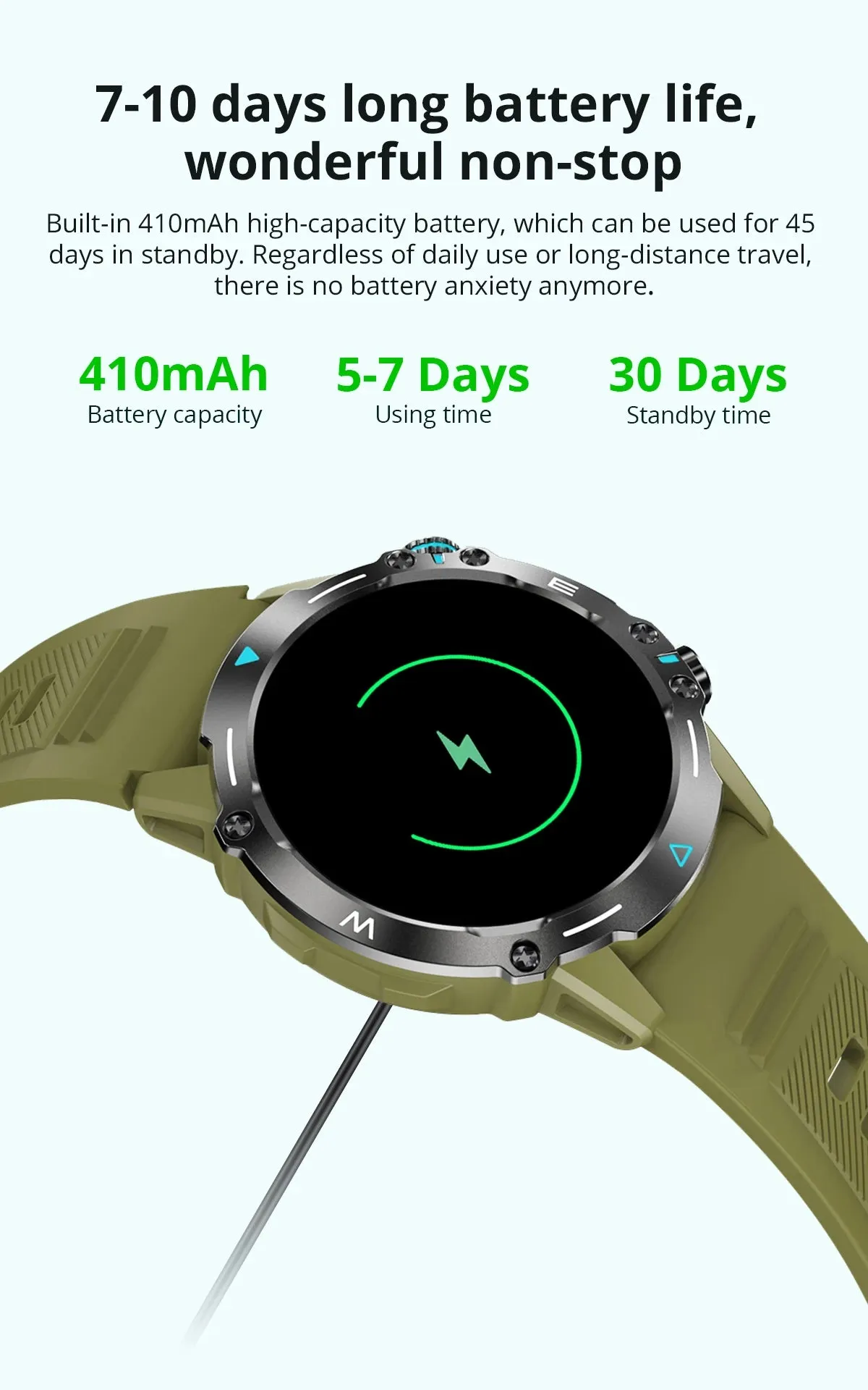 COLMI M42 1.43" AMOLED Military Style Smart Watch