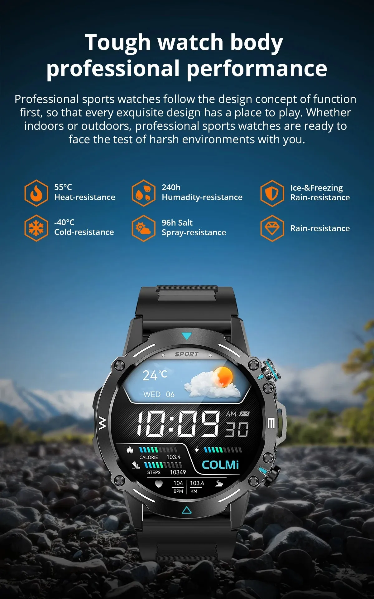 COLMI M42 1.43" AMOLED Military Style Smart Watch