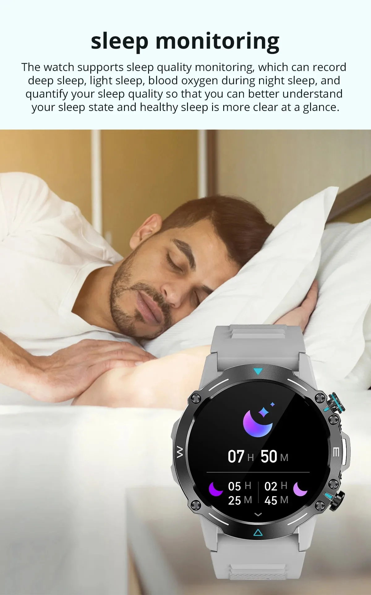 COLMI M42 1.43" AMOLED Military Style Smart Watch