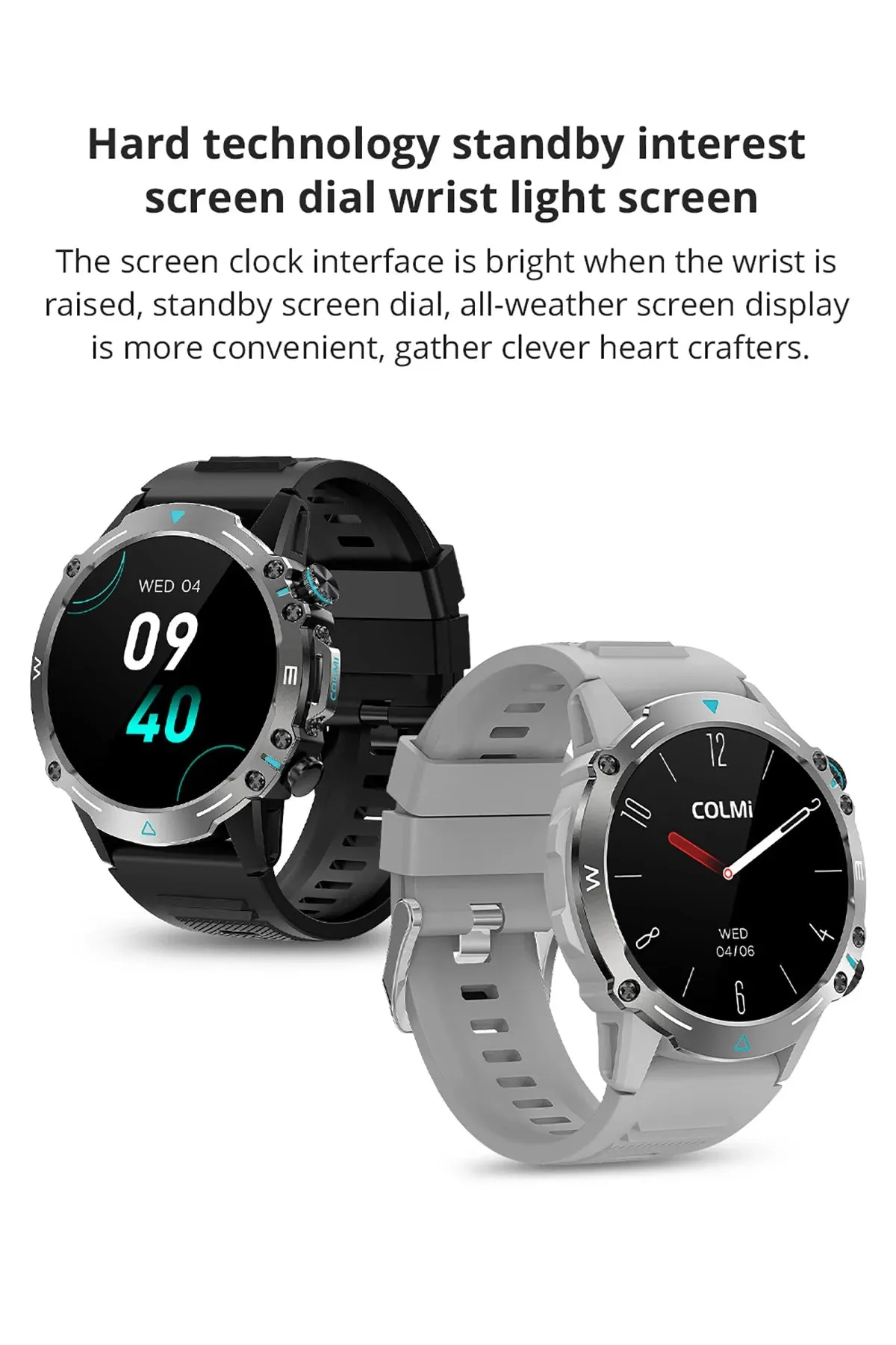 COLMI M42 1.43" AMOLED Military Style Smart Watch