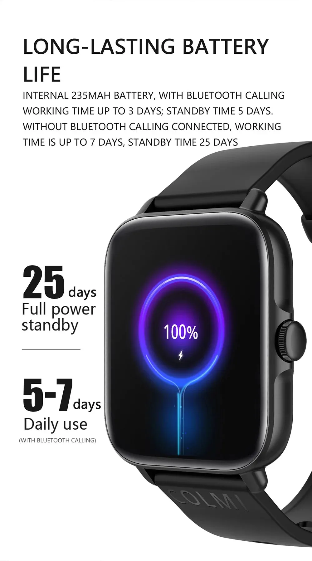 COLMI P28 Plus 1.90" HD Display Smart Fitness Watch