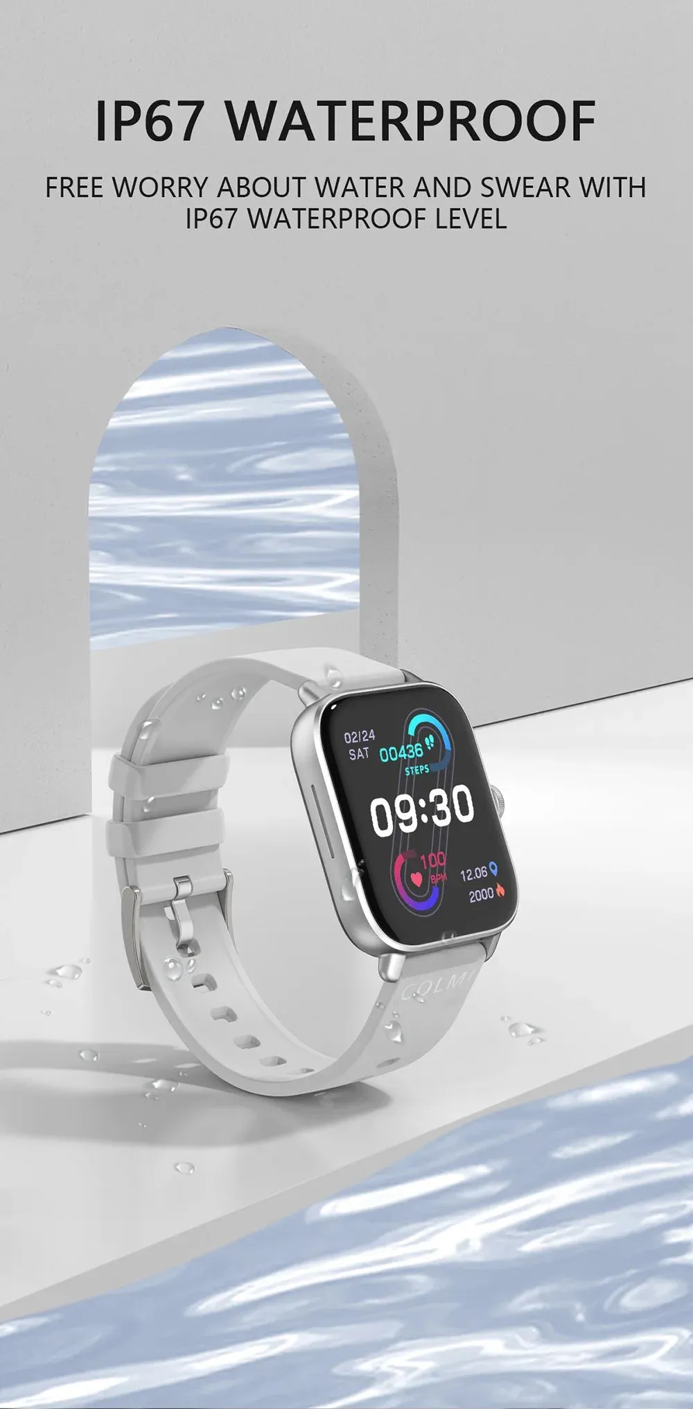 COLMI P28 Plus 1.90" HD Display Smart Fitness Watch