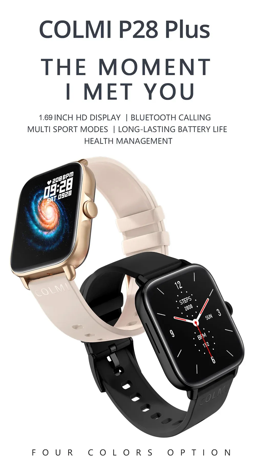 COLMI P28 Plus 1.90" HD Display Smart Fitness Watch