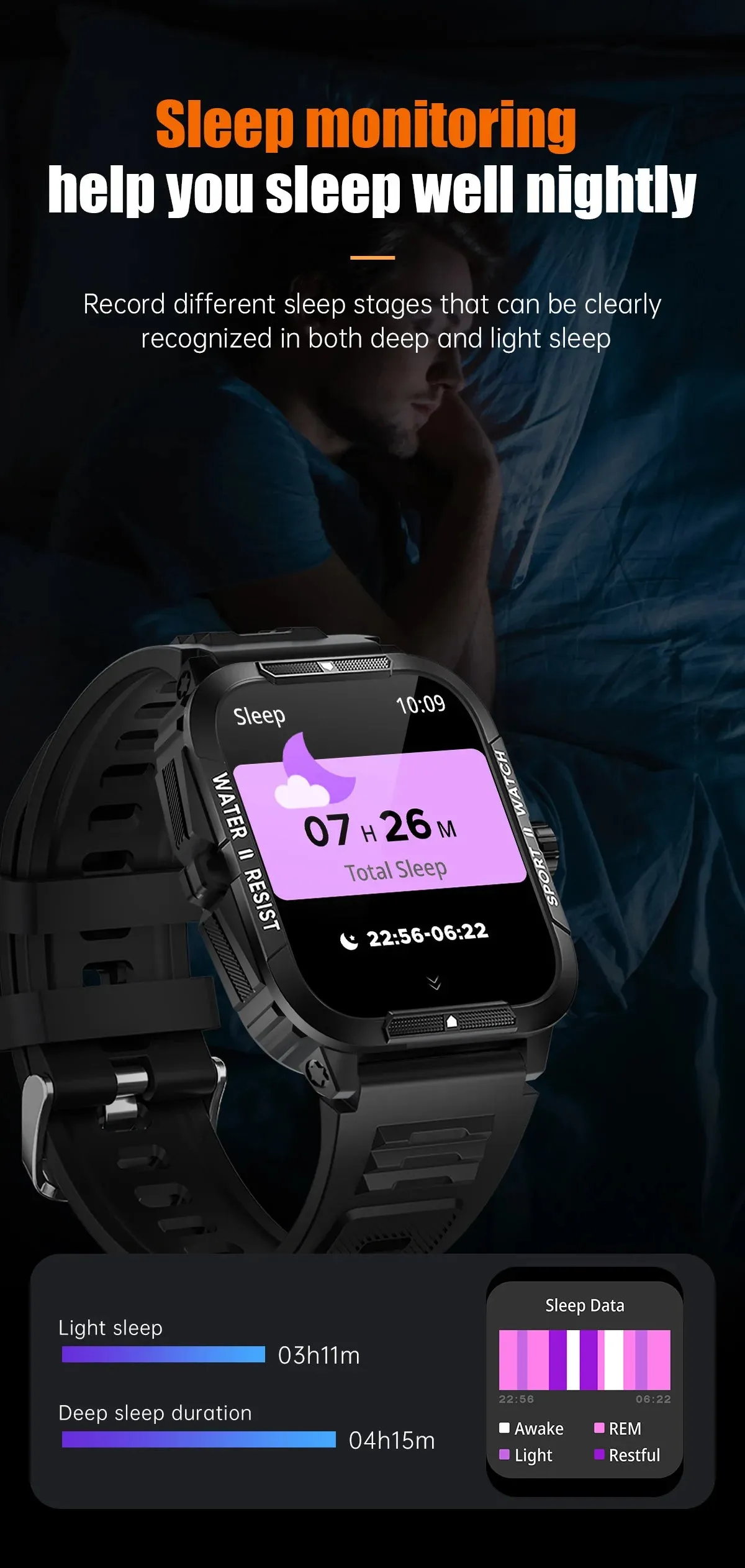 COLMI P76 1.96" HD Display Smart Fitness Watch