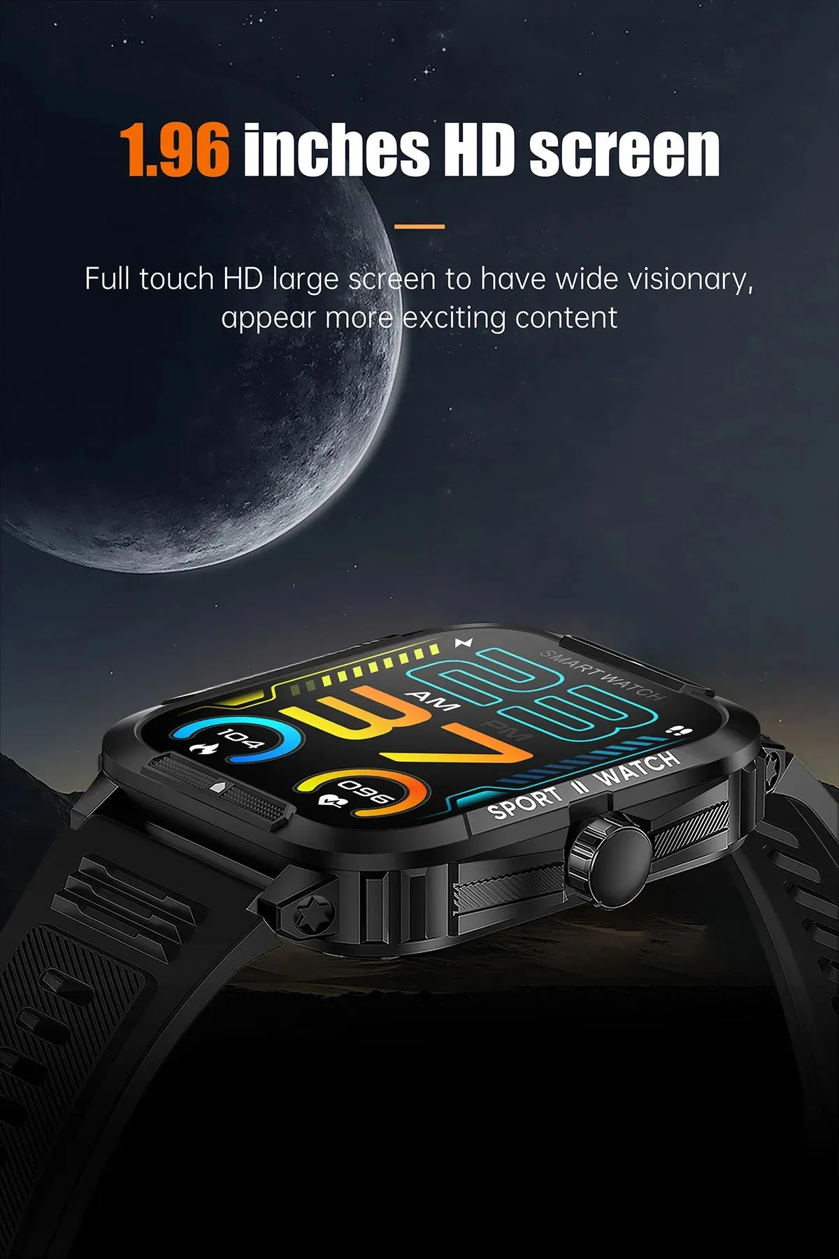 COLMI P76 1.96" HD Display Smart Fitness Watch