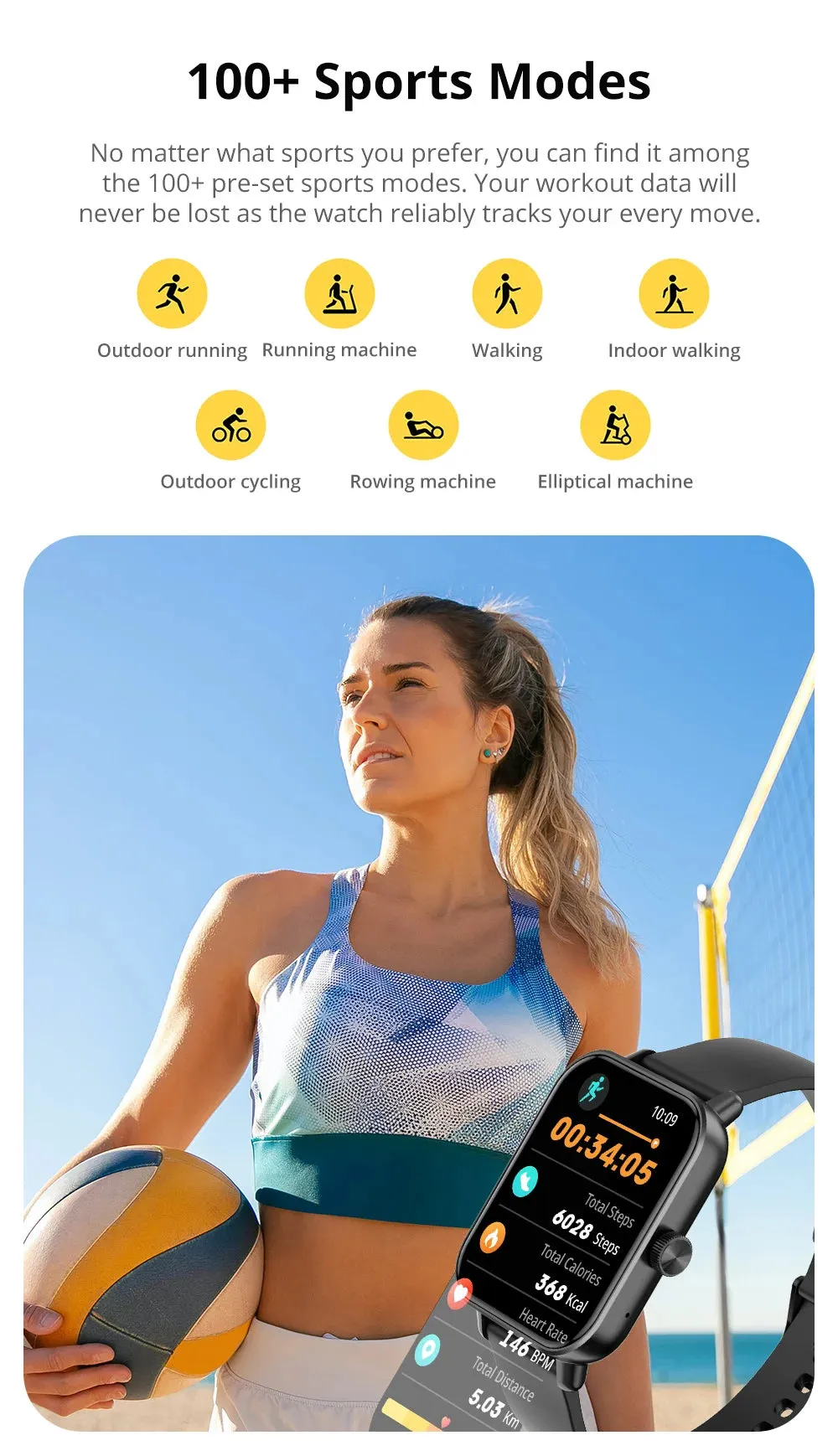 COLMI P81 1.90" HD Display Smart Fitness Watch