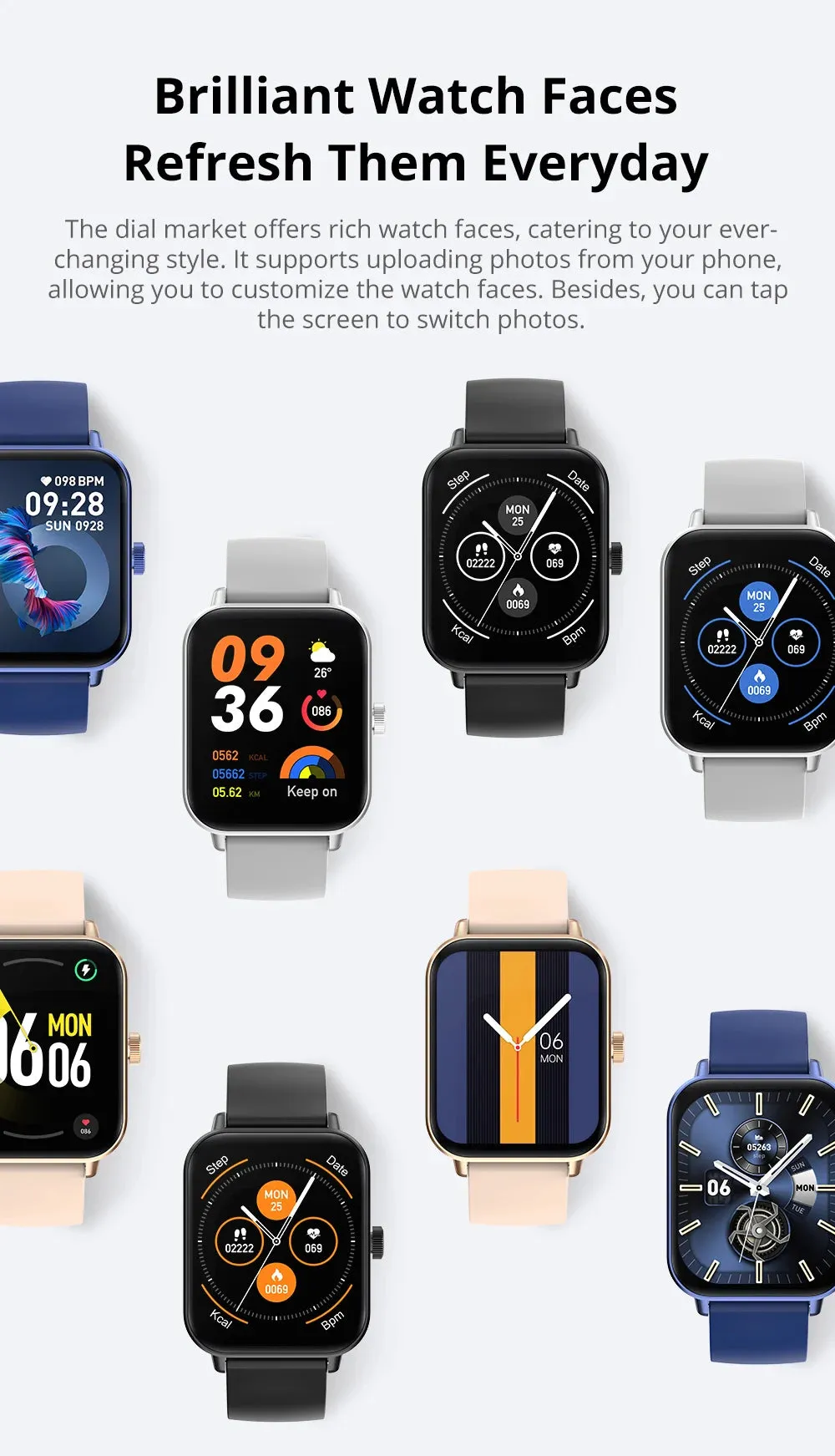 COLMI P81 1.90" HD Display Smart Fitness Watch