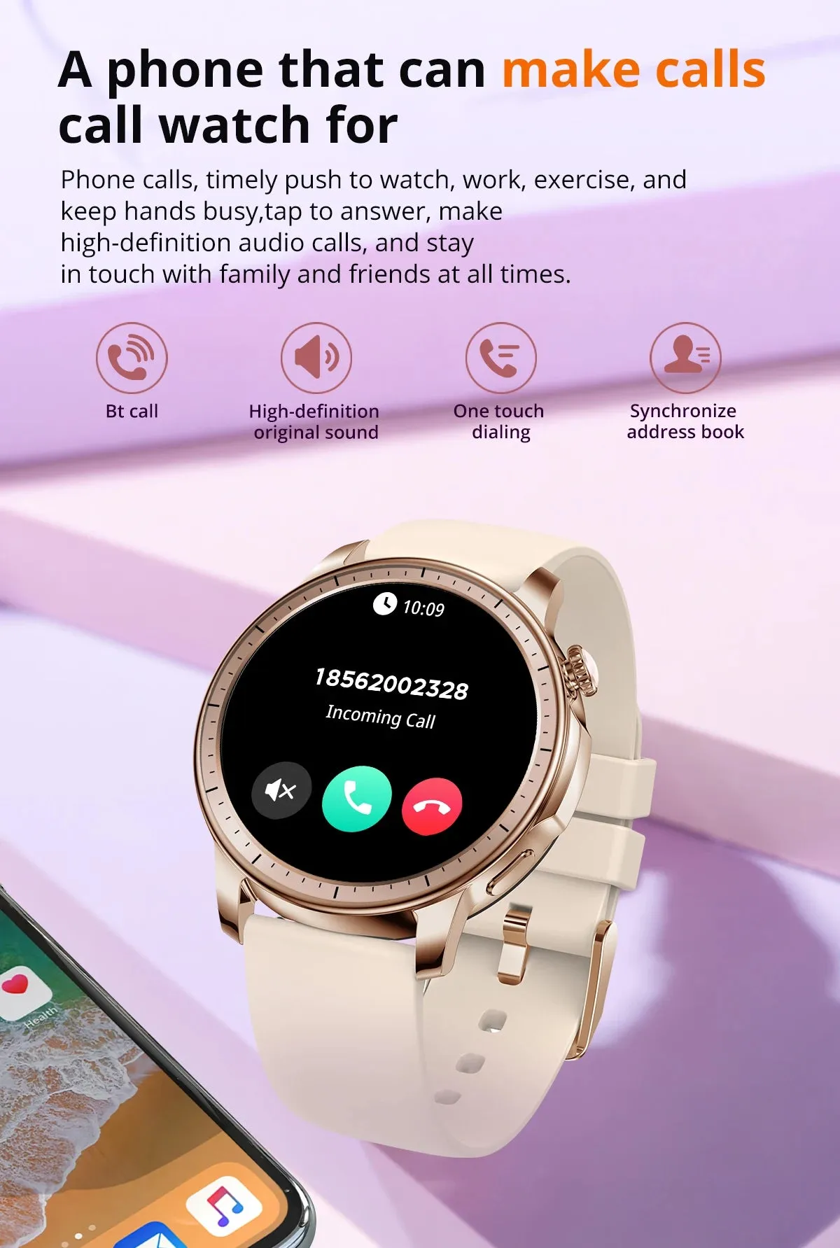 COLMI V65 1.32" AMOLED Smart Fitness Watch