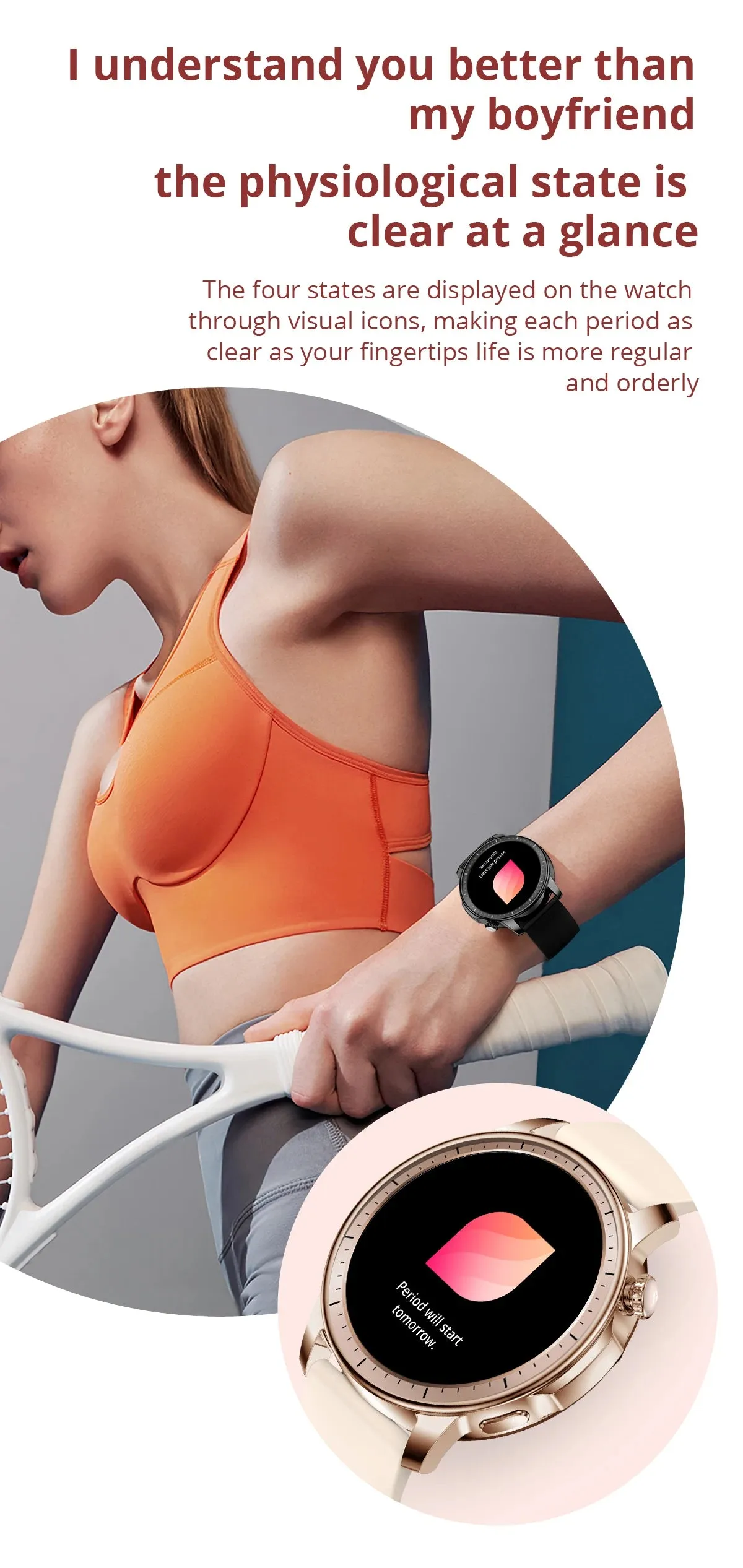 COLMI V65 1.32" AMOLED Smart Fitness Watch