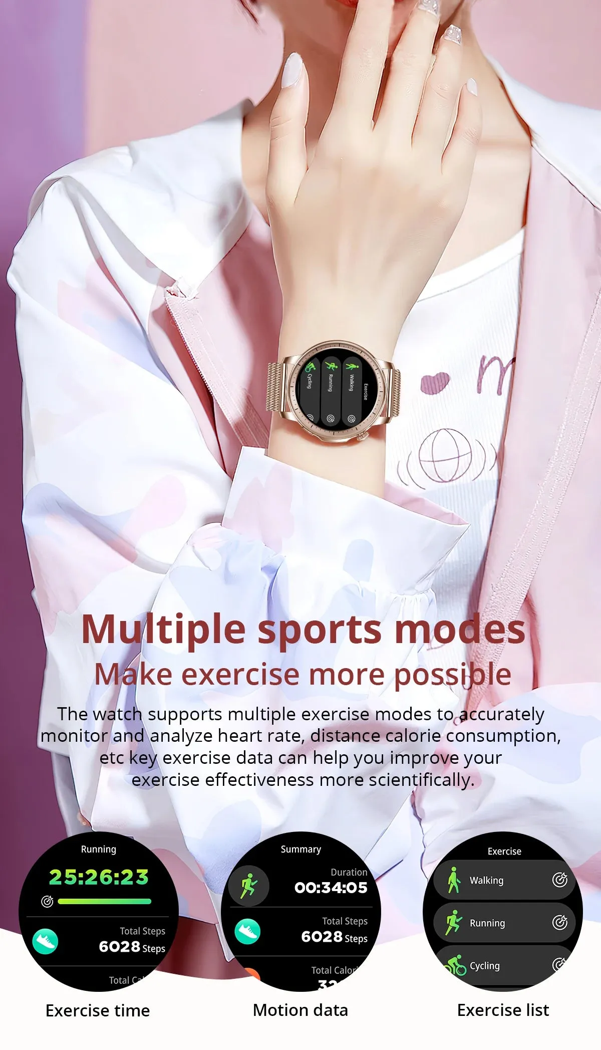 COLMI V65 1.32" AMOLED Smart Fitness Watch