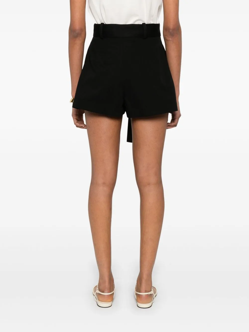 Cotton blend shorts