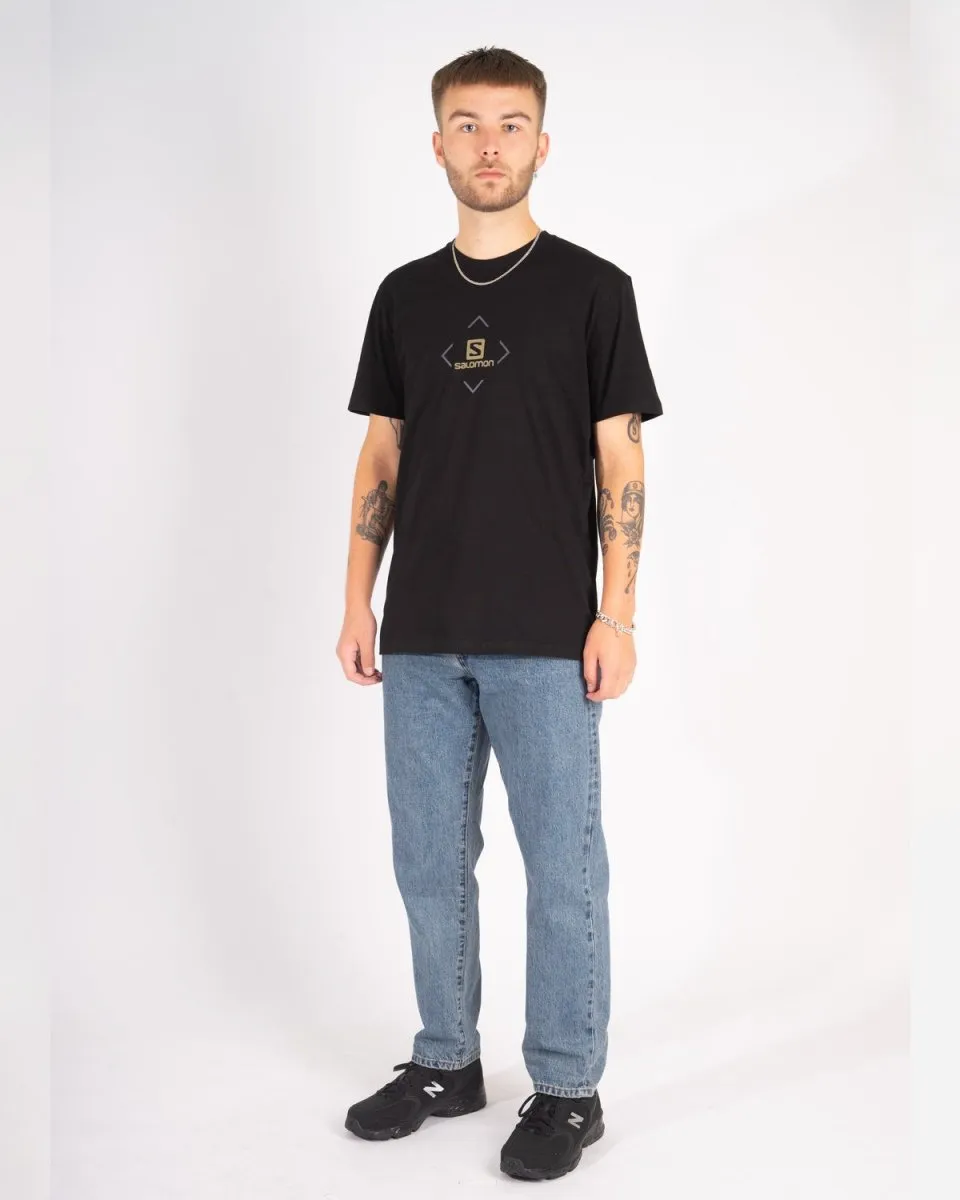 Cotton Logo Tee - Black