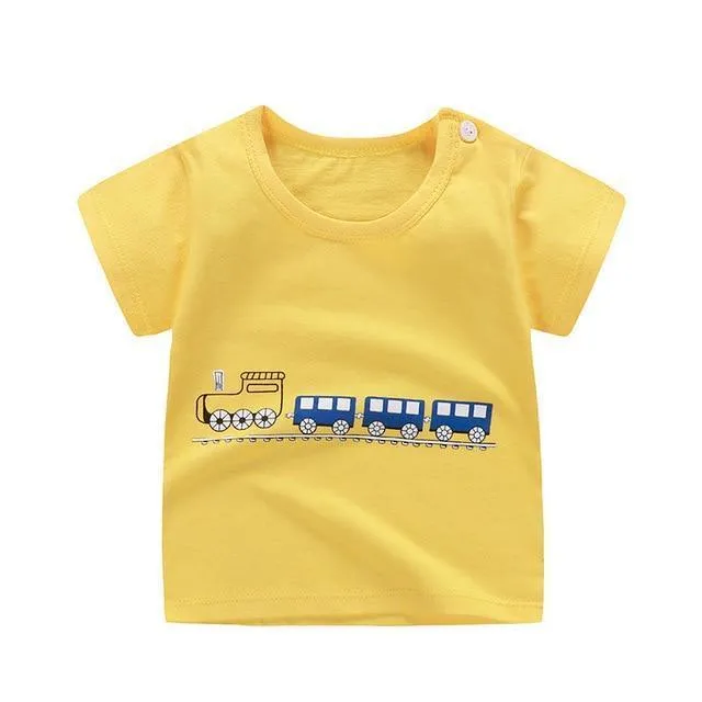 Cotton Summer T-Shirt for Toddlers