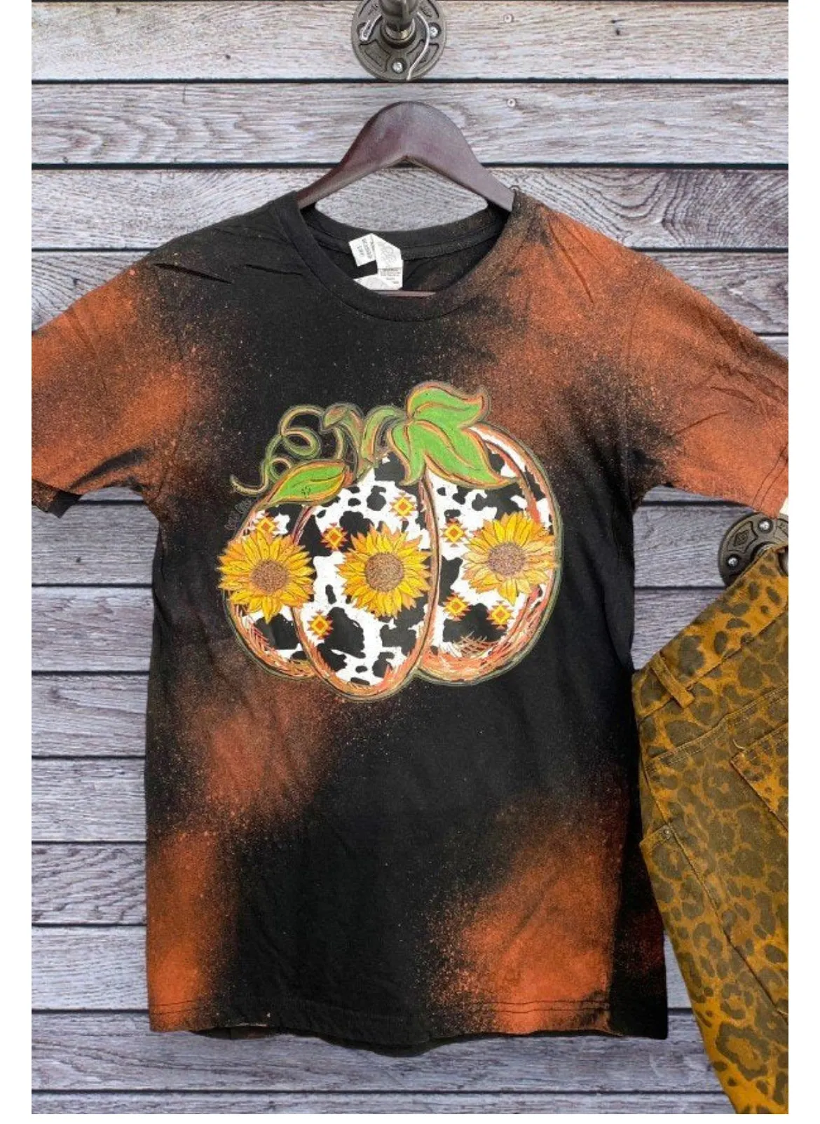 COWHIDE PUMPKIN TEE- 89