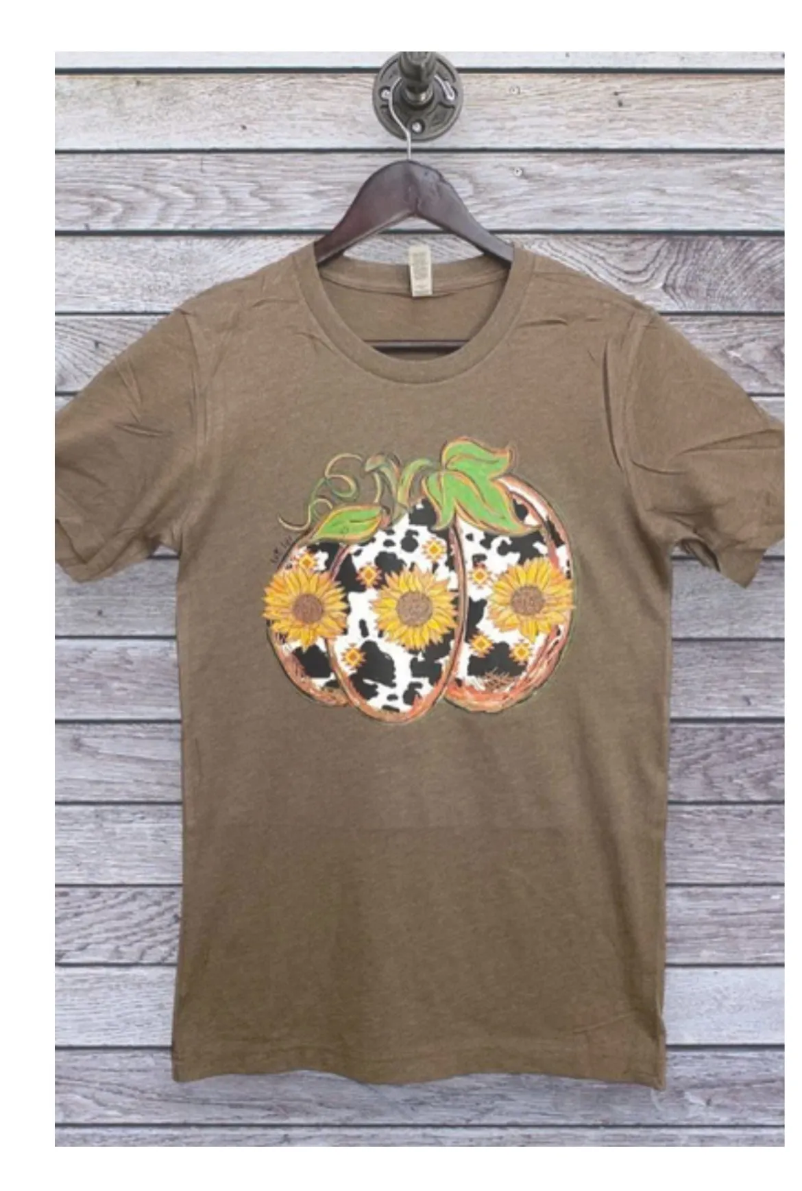 COWHIDE PUMPKIN TEE- 89