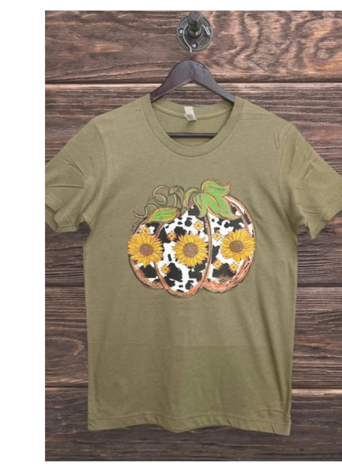 COWHIDE PUMPKIN TEE- 89