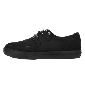 Creeper Sneaker Essential Interlace Black Canvas