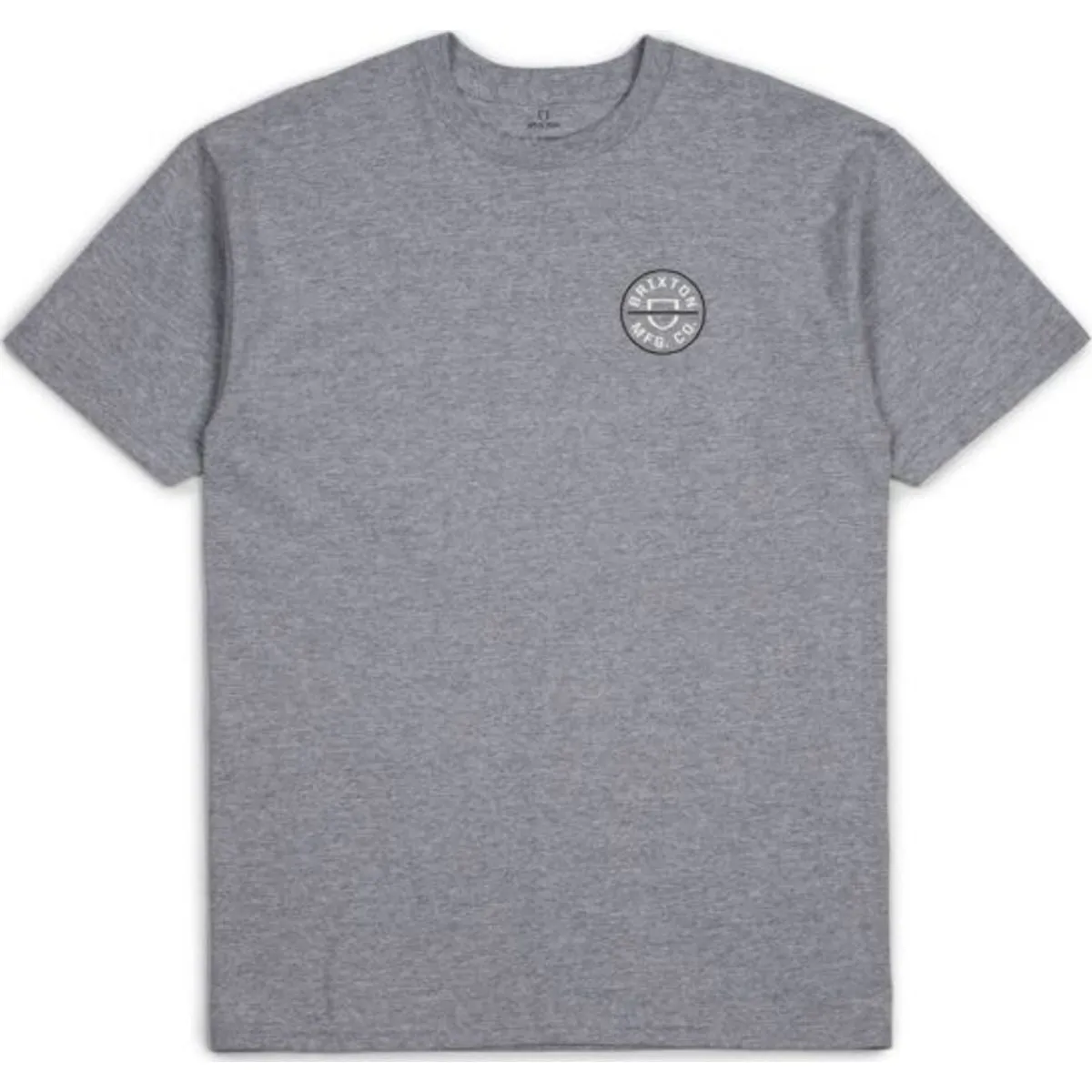 Crest II S/S Standard Tee - Heather Grey/Cream