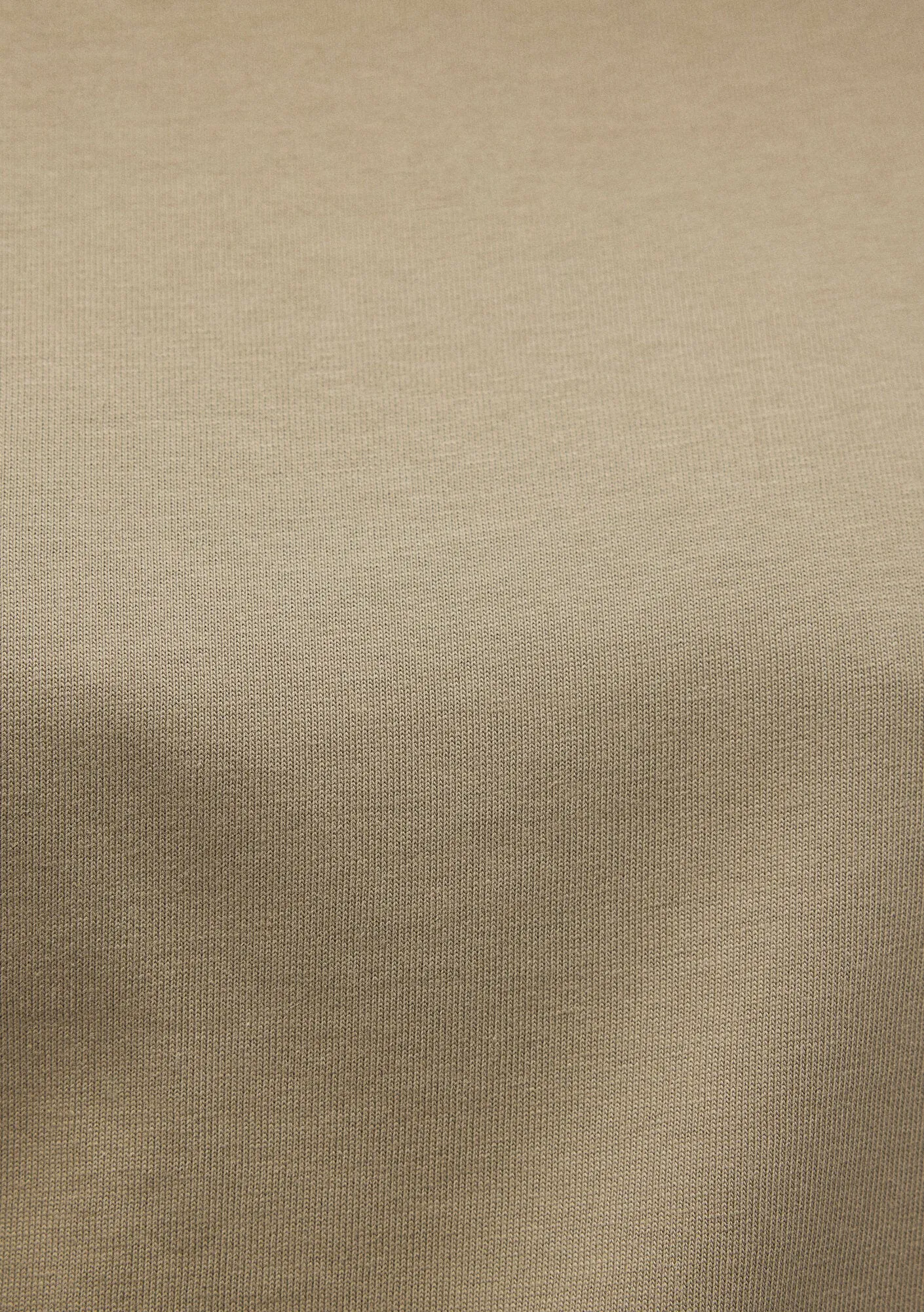 Crew Neck Brown Basic T-Shirt