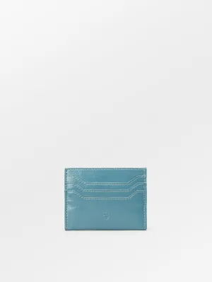 Crinkled Card Holder - Blue