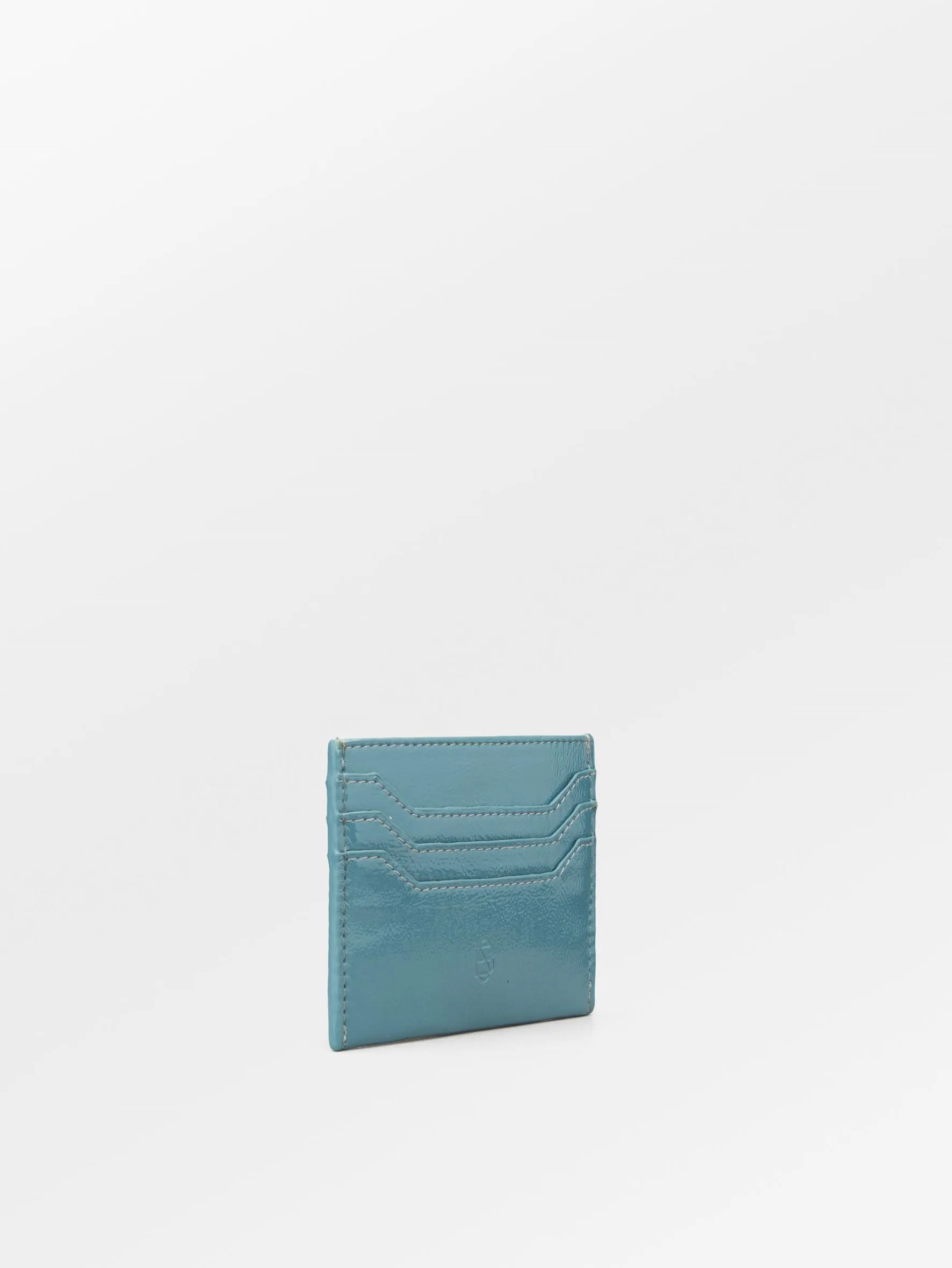 Crinkled Card Holder - Blue