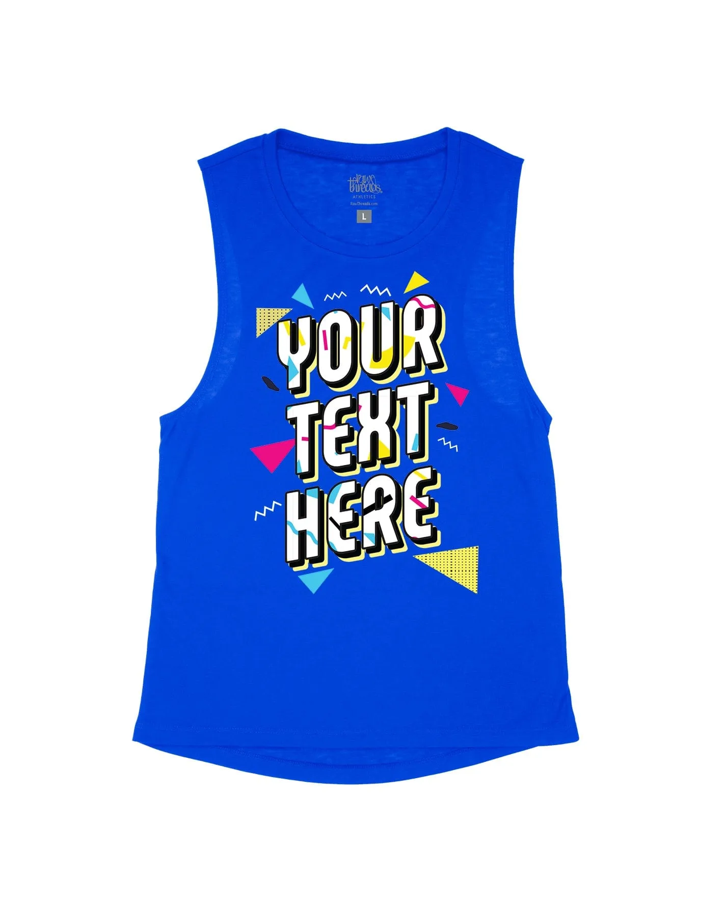 Customize your own 90's Text White Graffiti