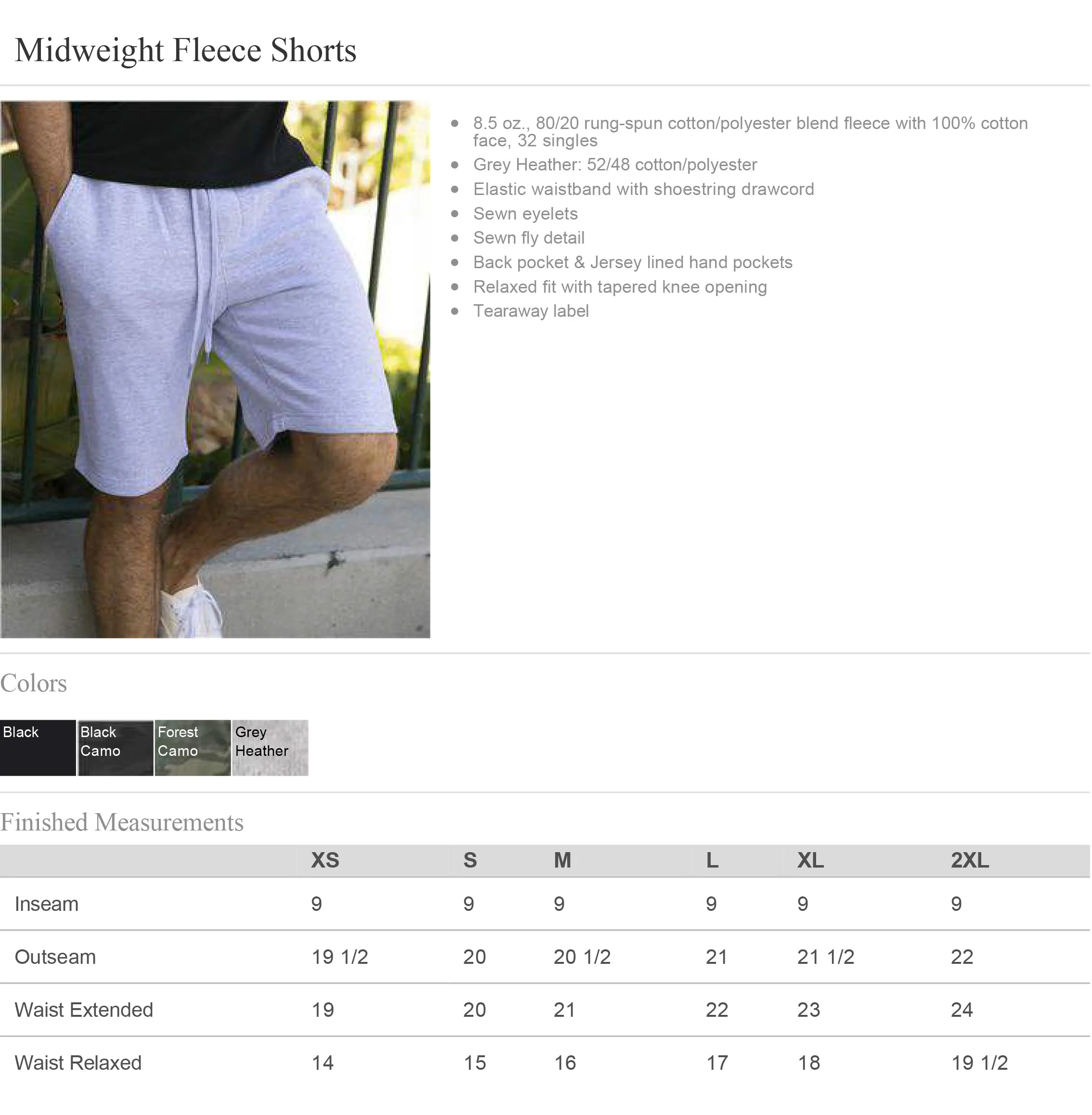 Delta Tau Delta Midweight Fleece Shorts