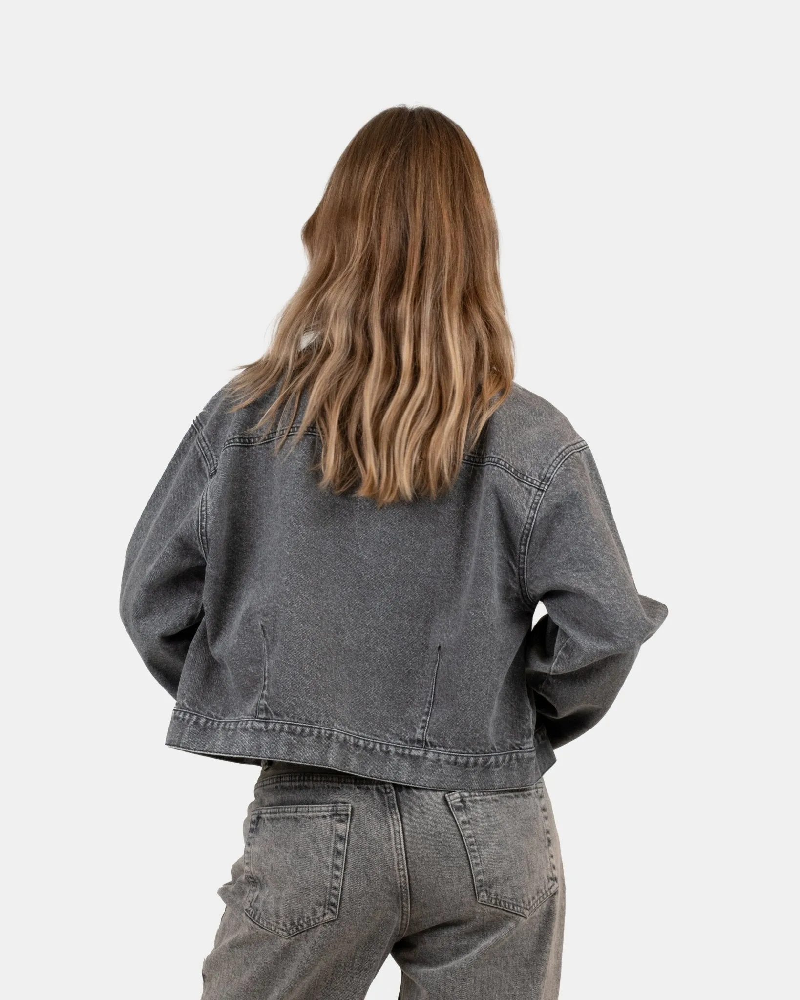 Denim Jacket washed Grey