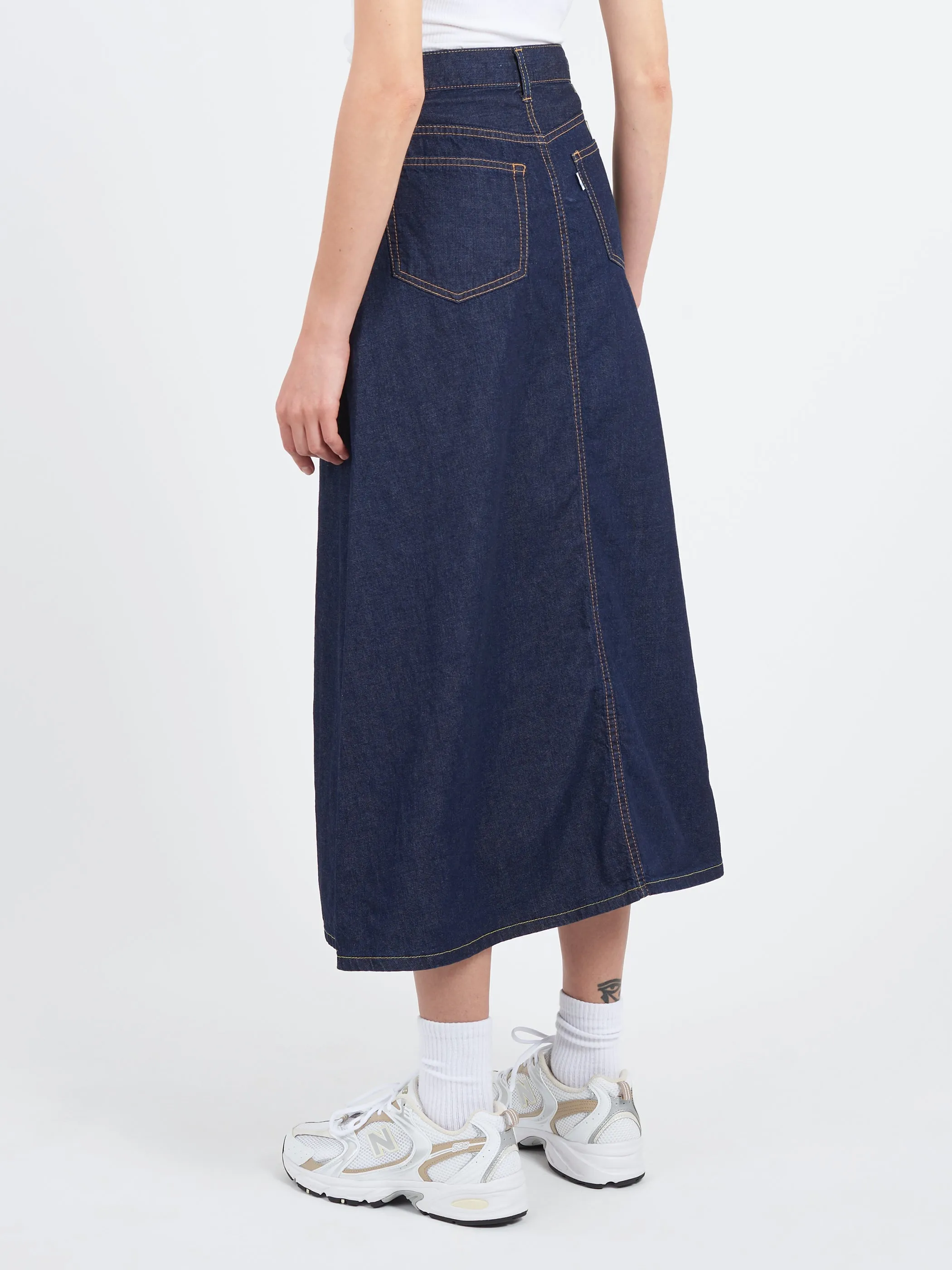 Denim Maxi Skirt