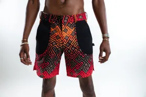 Dibiasse Labyrinth Fire Shorts