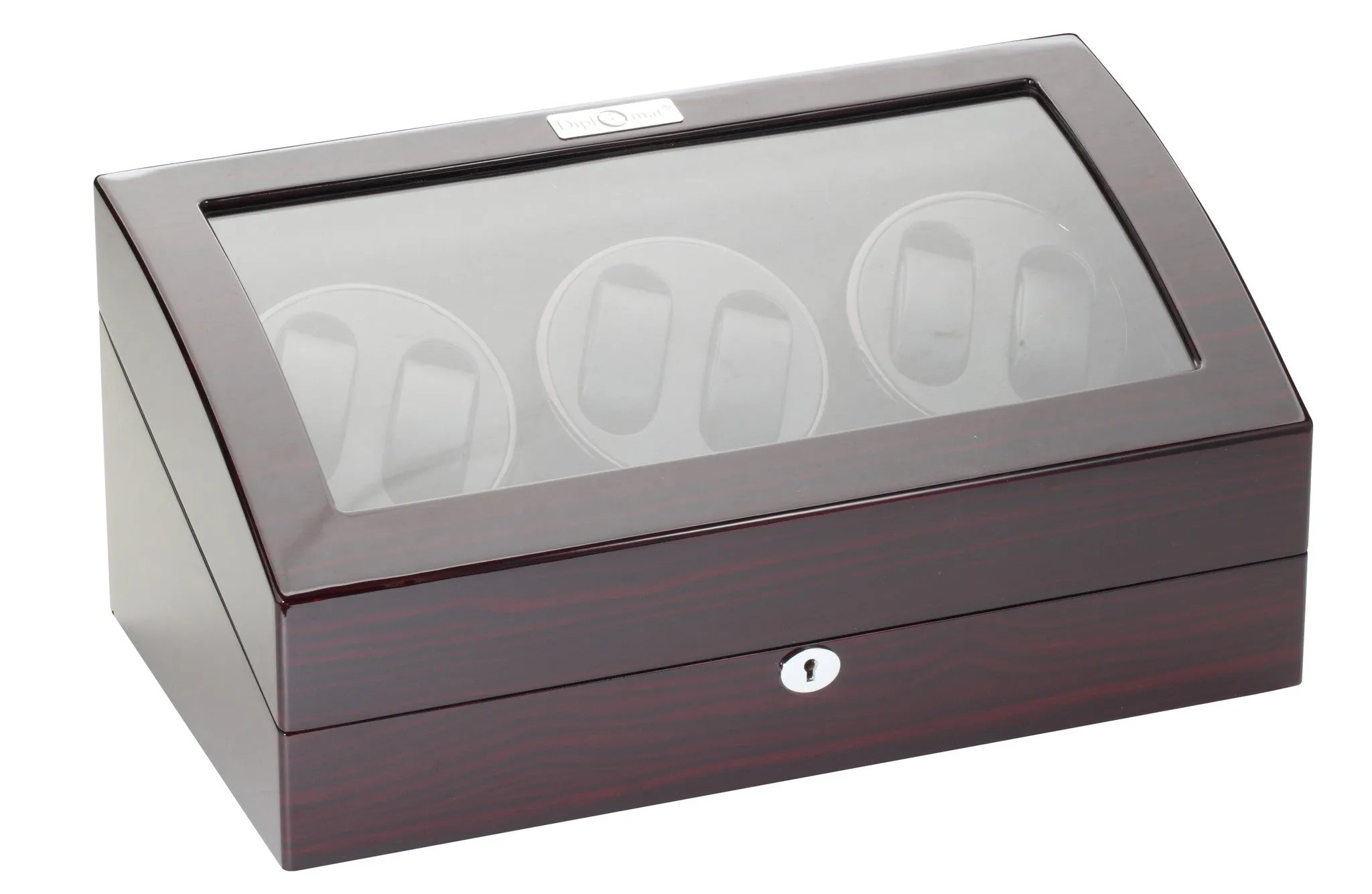 Diplomat Ebony Wood Six Watch Winder
