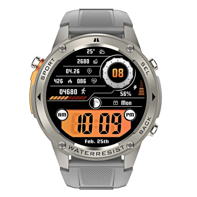 DM56 1.43 inch Color Screen Smart Watch, Support Bluetooth Call / Health Monitoring(Silver)